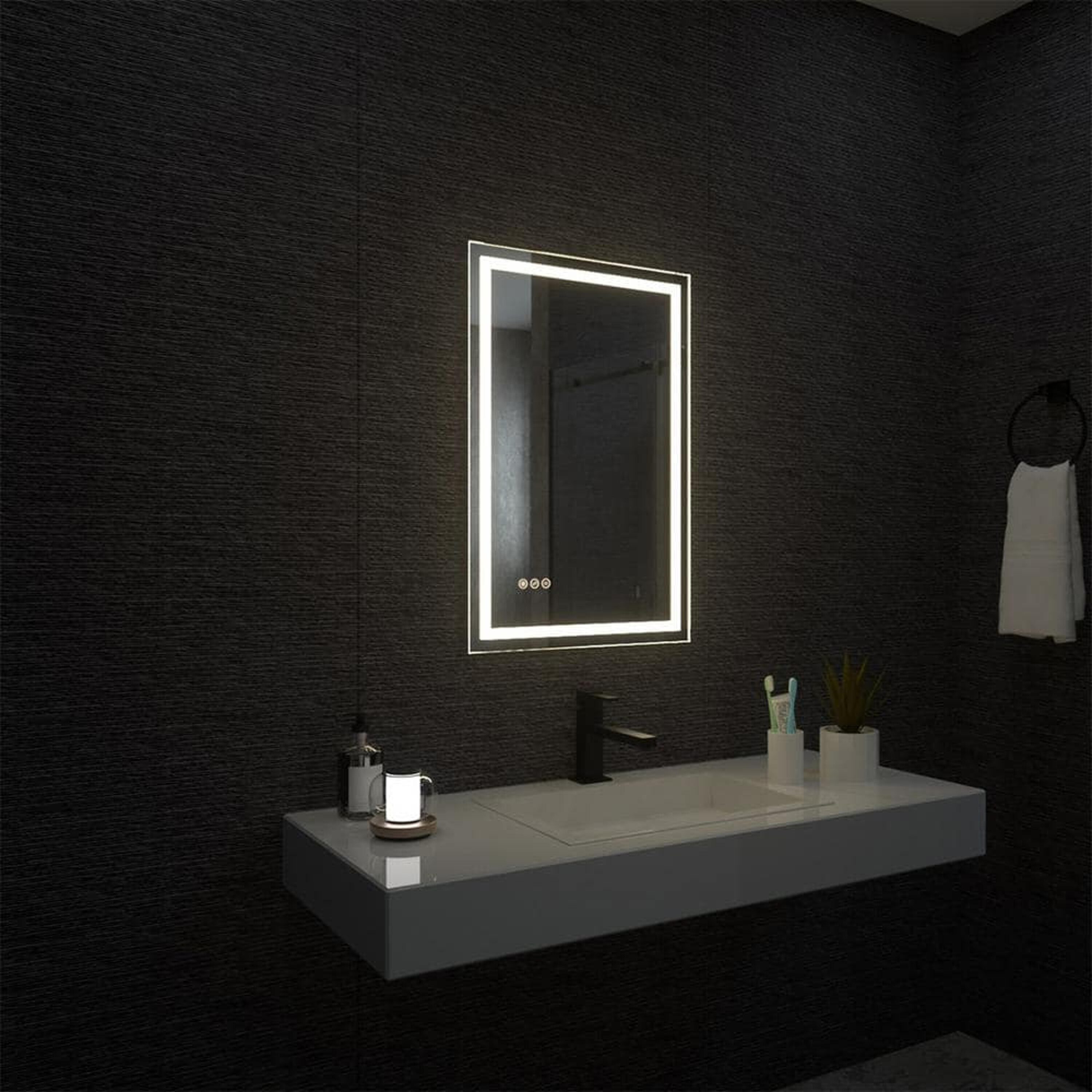 Bayfeve BFKF-2030D4-MIR Framed-Bath-Mirrors - View #19
