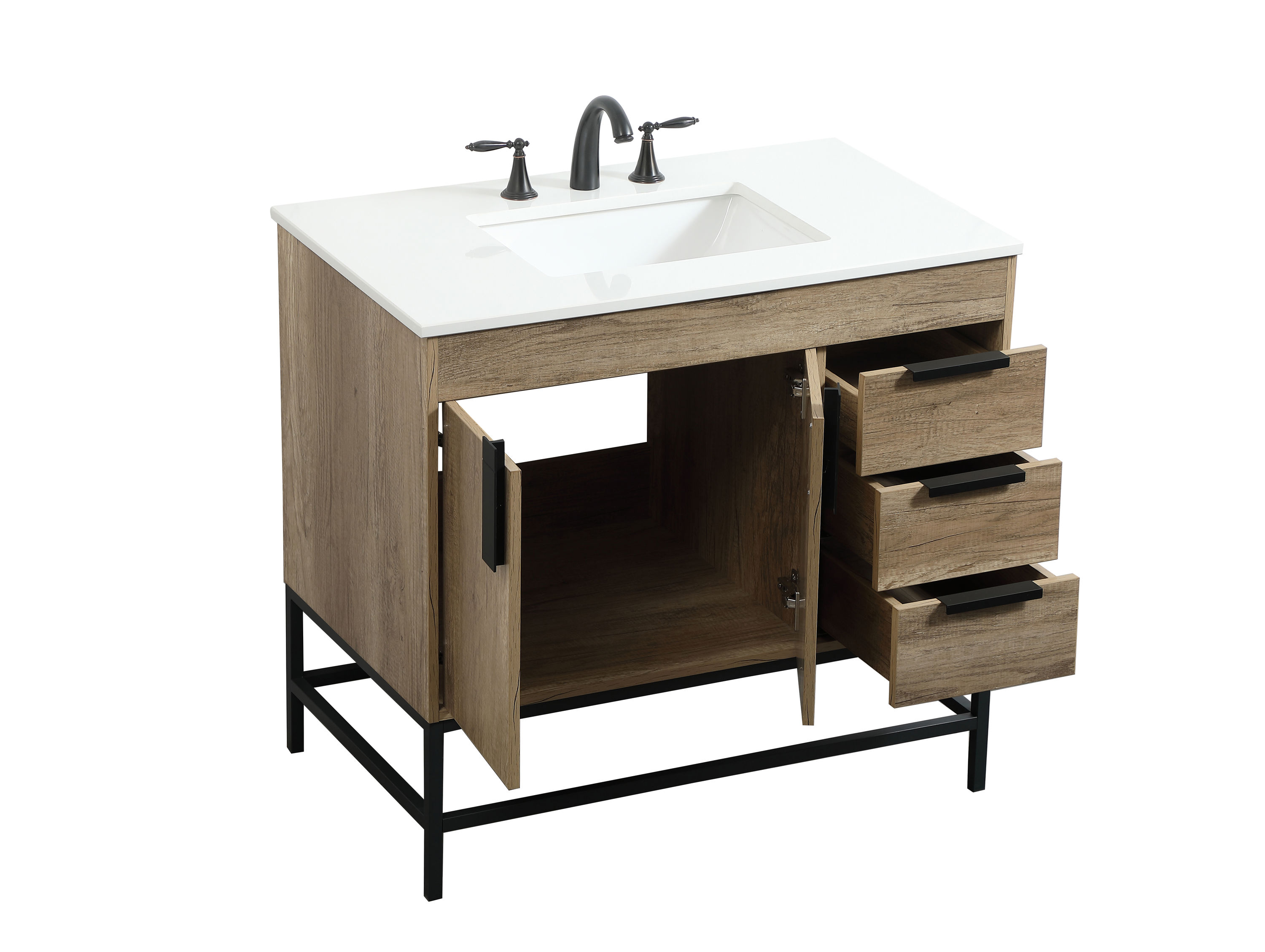 Elegant Decor HF146508NT Bath-Vanity-Combo - View #10