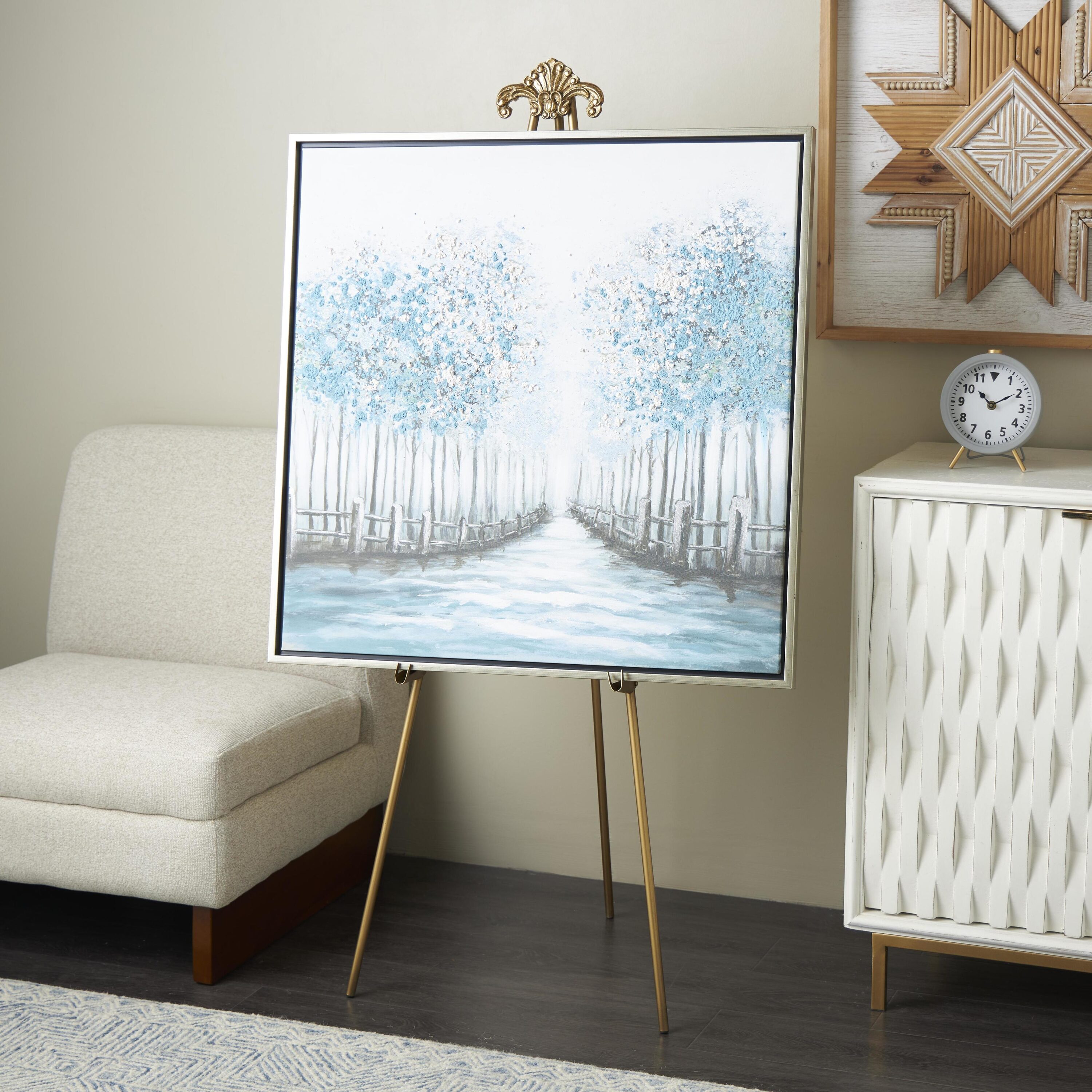 Grayson Lane 822882 Gold Metal Country Decorative easel