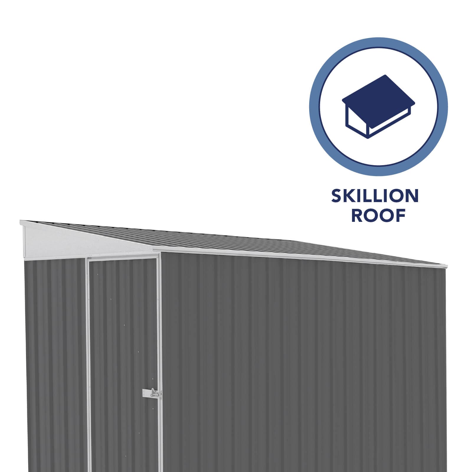 Durango 5' x 10' Gray Galvanized Steel Metal Shed Kit