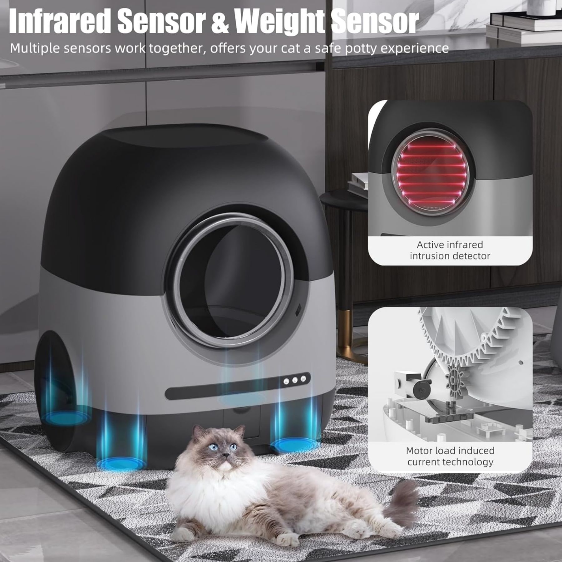 Maocao Hoom JL164718 Cat-Litter-Box - View #3