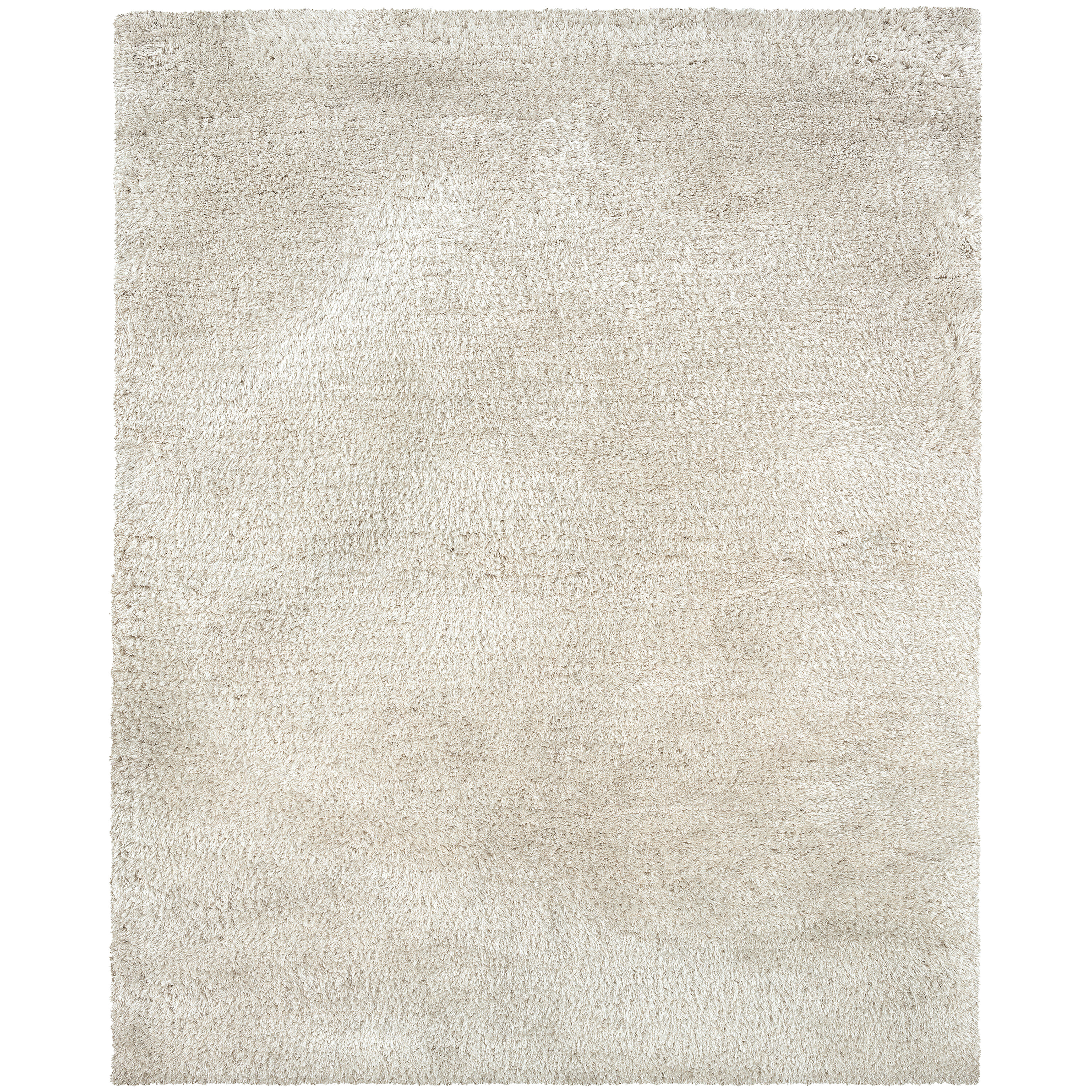 Archer Lane 811COS054L Crossley 3 x 5 (ft) Tufted Polyester Ivory Rectangular Indoor Solid Bohemian/Eclectic Area rug