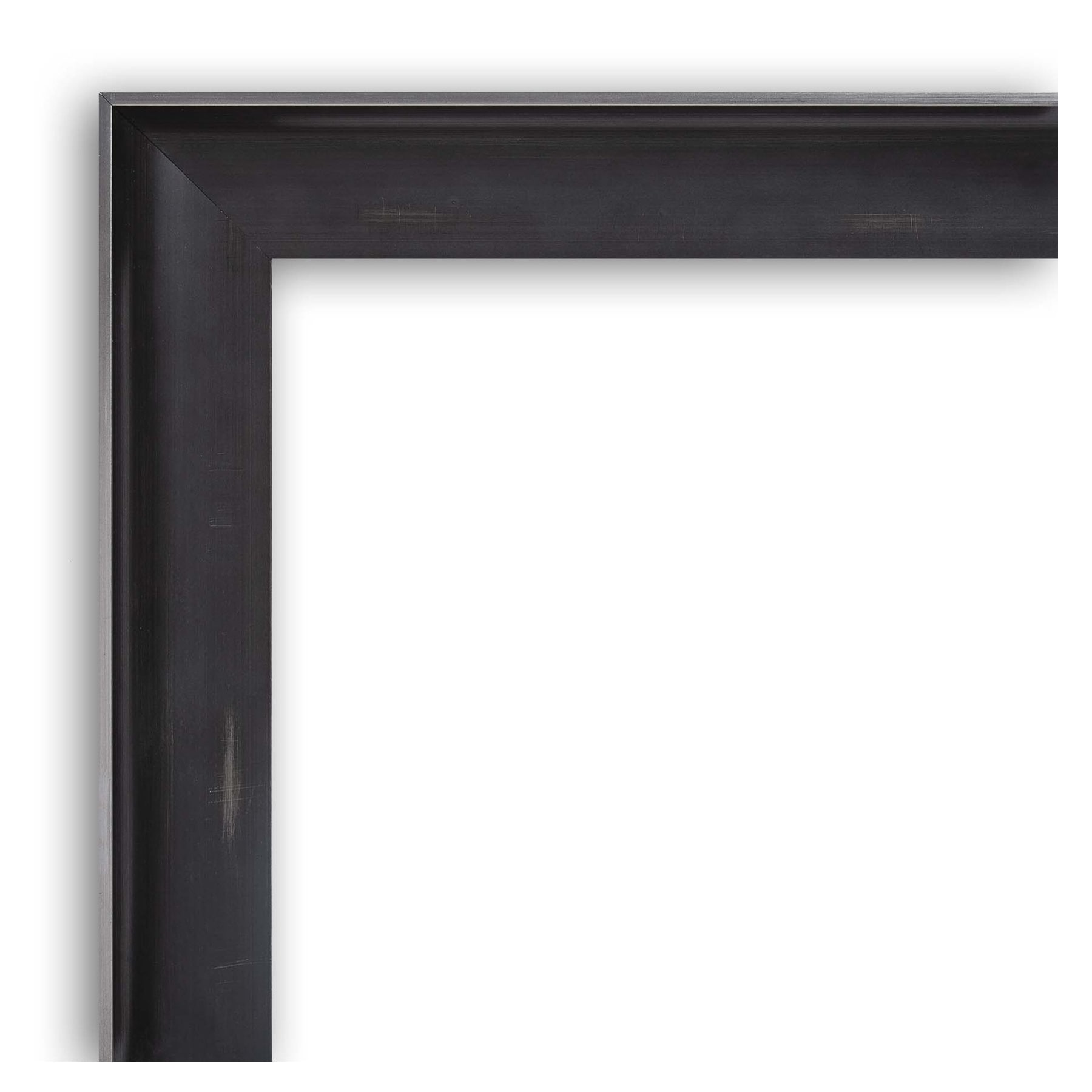 Allure Charcoal 28.5" x 22.5" Wood Framed Wall Mirror