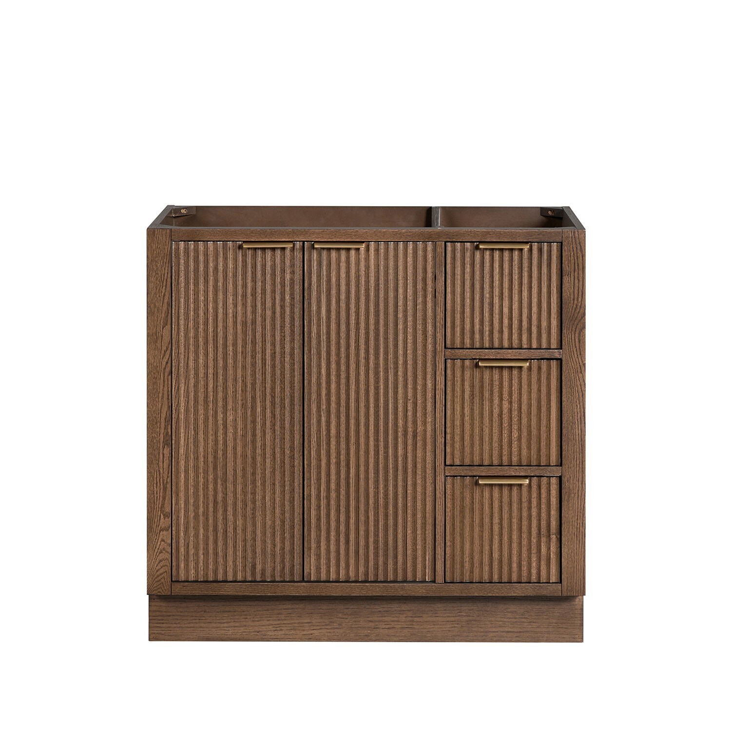 ARIEL Milan Bathroom Vanity Base Cabinet without Top