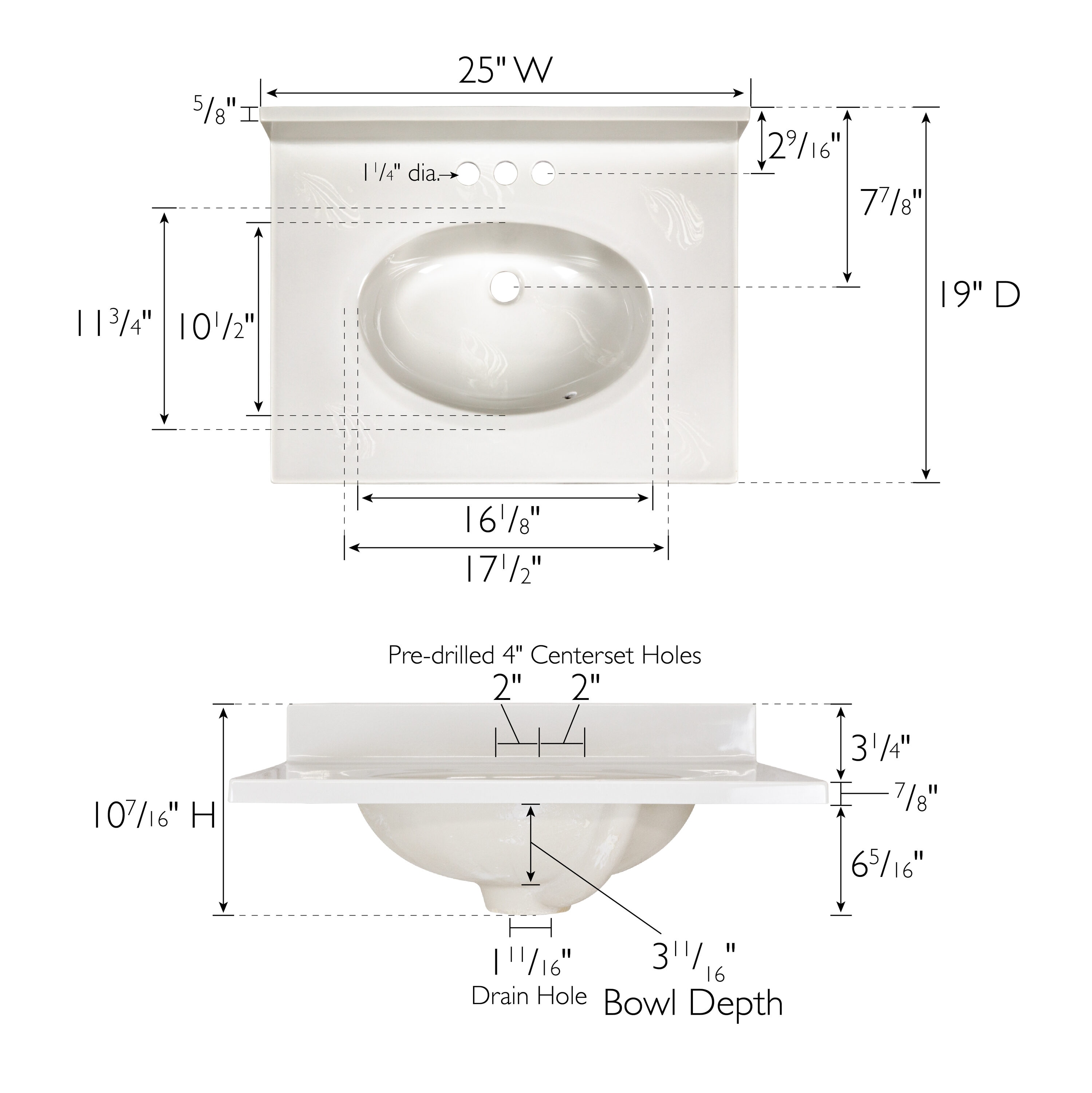 Design House 586271 Vanity-Tops - View #3