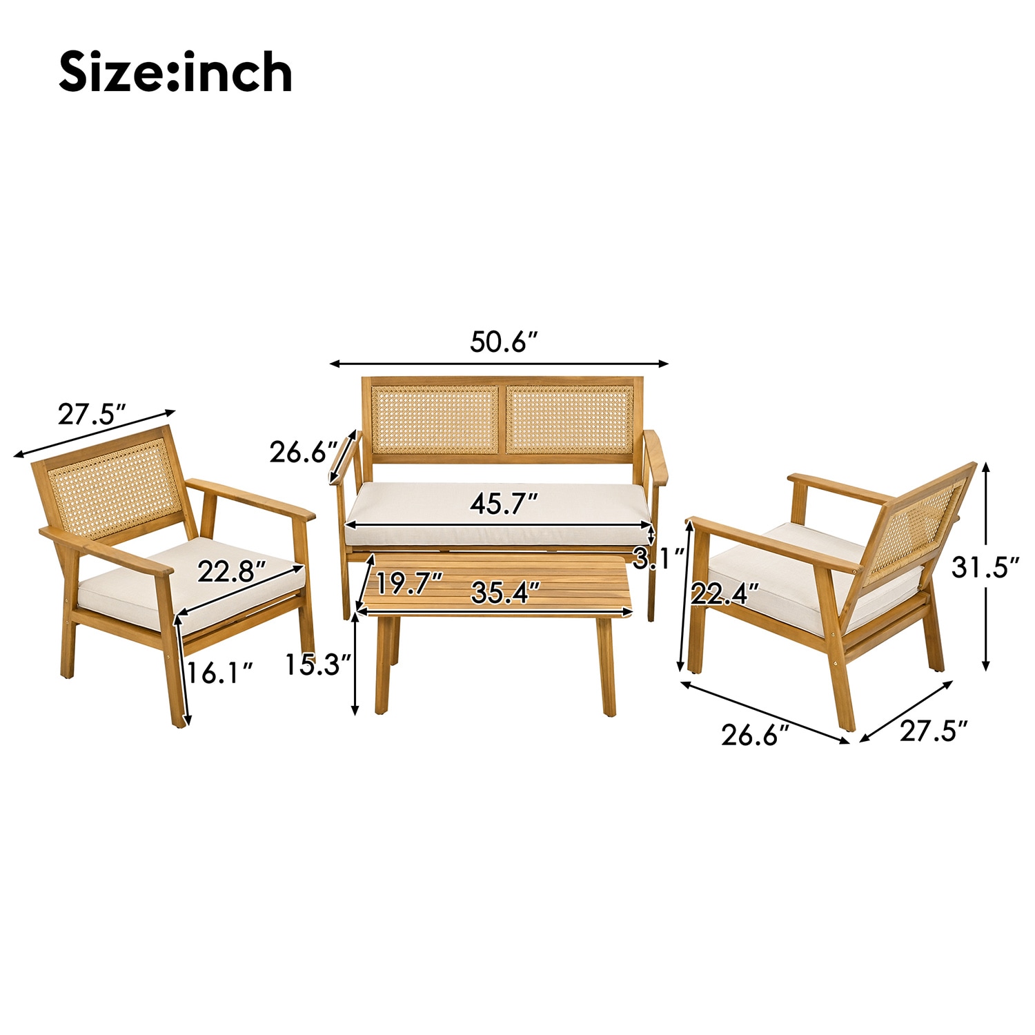 Bybafun YA3800052 Patio-Conversation-Sets - View #4
