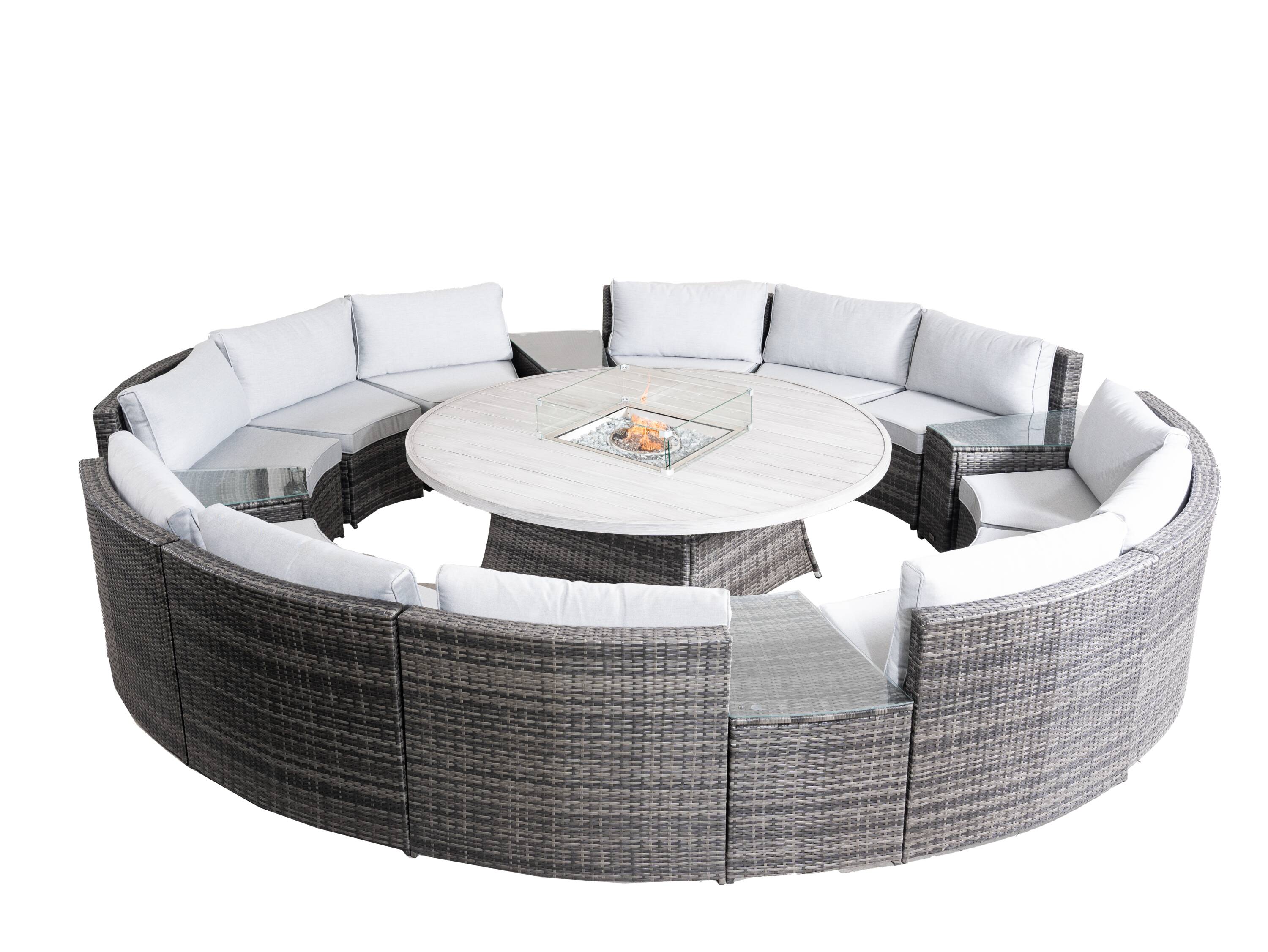 Direct Wicker DWG-1205BST12&08A-G Patio-Conversation-Sets - View #6