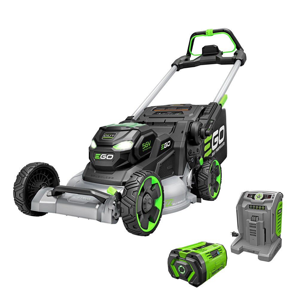 EGO Power+ Aluminum 56-volt 22-in Cordless Self-propelled Lawn Mower 560 Ah (1-Battery and Charger Included)