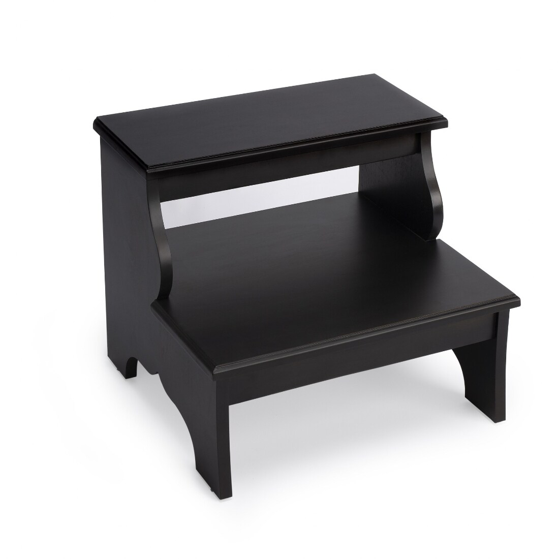 HomeRoots 4000389141 Cherry Small Wood Backless Bar Stool
