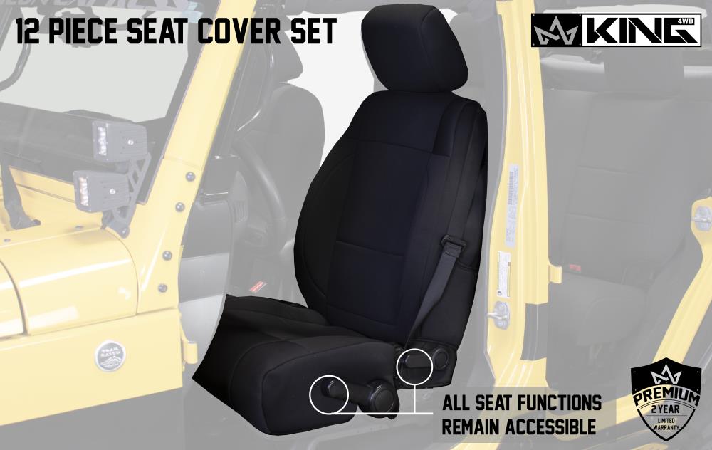 King 4WD 11010201 Car-Seat-Covers - View #3