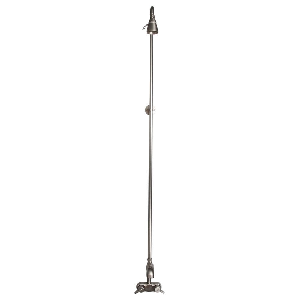 Barclay 4199-BN Brushed nickel 2-handle Single function 2.25-Inches Round Bathtub and shower Faucet with Valve