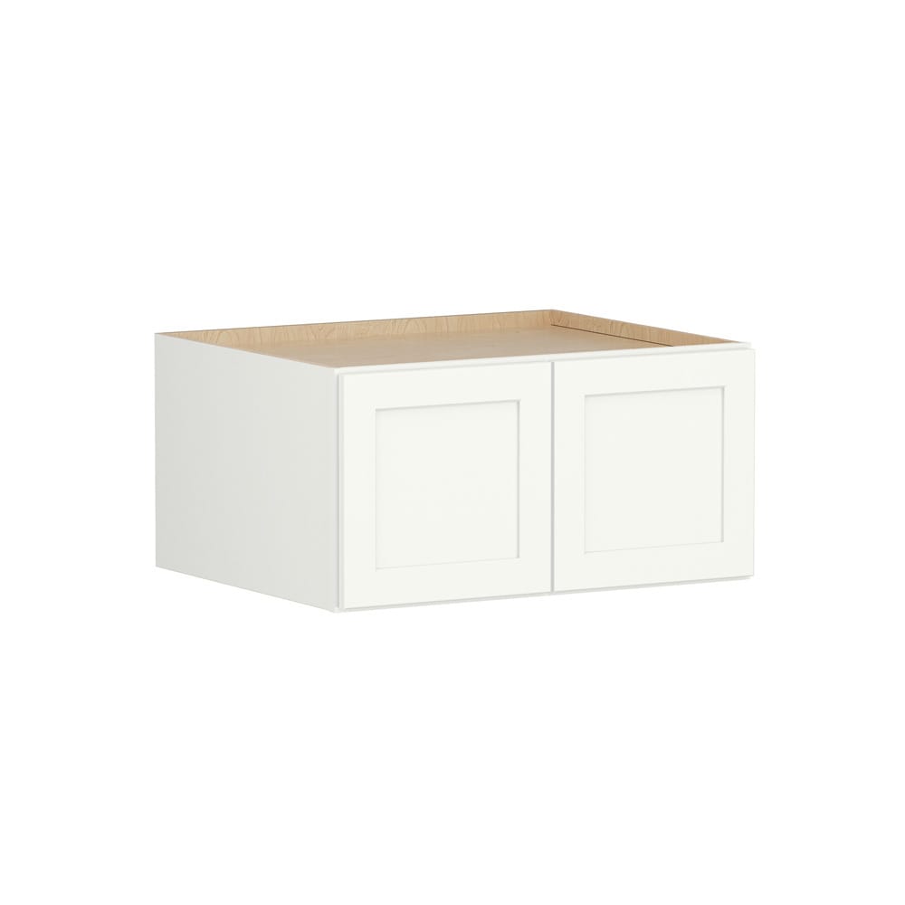 Shenandoah Breckenridge FOL 33-in W x 18-in H x 24-in D Linen Painted Wall Fully Assembled Cabinet Recessed Panel Shaker