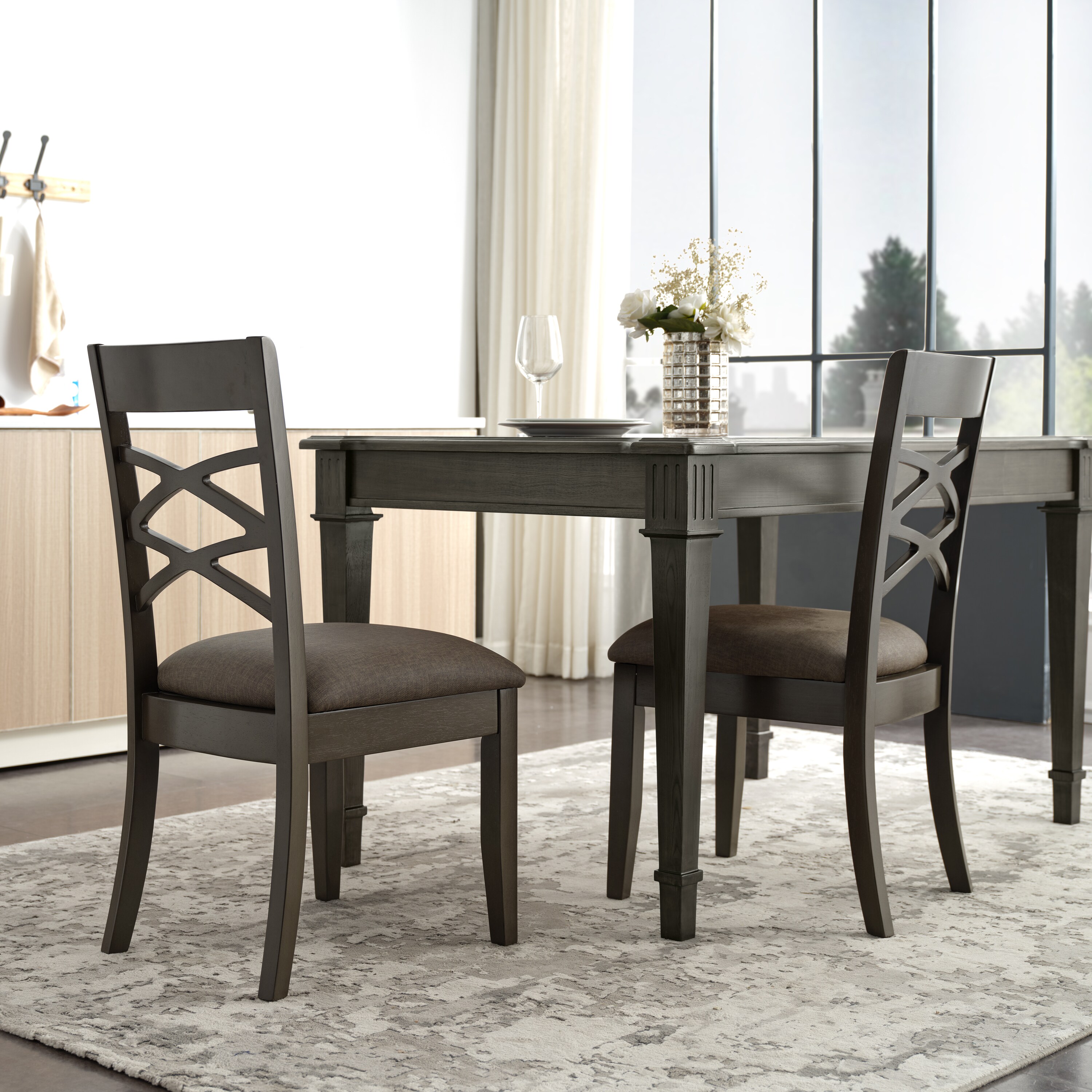 Leick Home 10184-GSMH Dining-Chairs - View #2