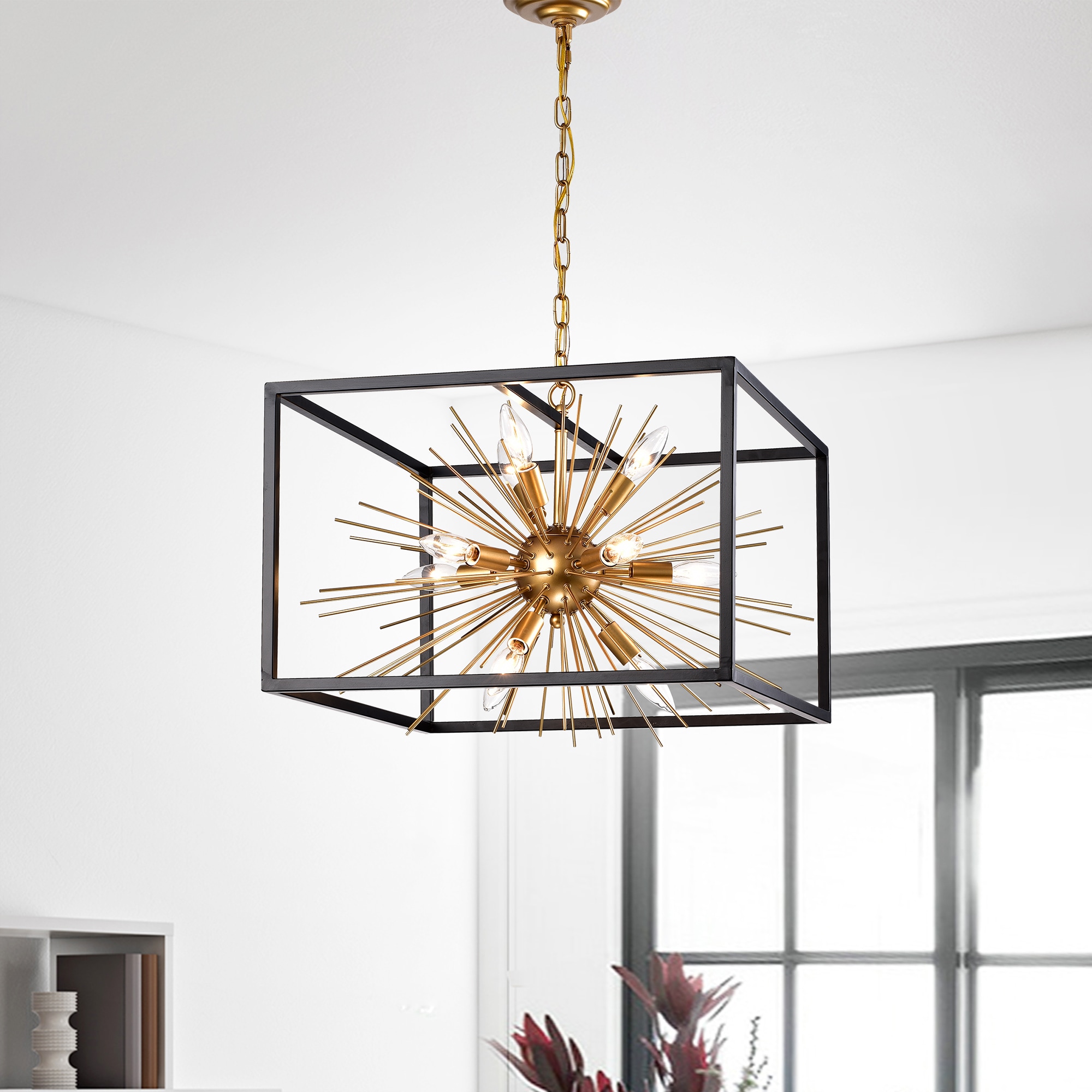 Warehouse of Tiffany IMP11 3 -Light Matte White Modern/contemporary For Use in Bedrooms, Dining Rooms, Foyers, Kitchens, Living Rooms Chandelier