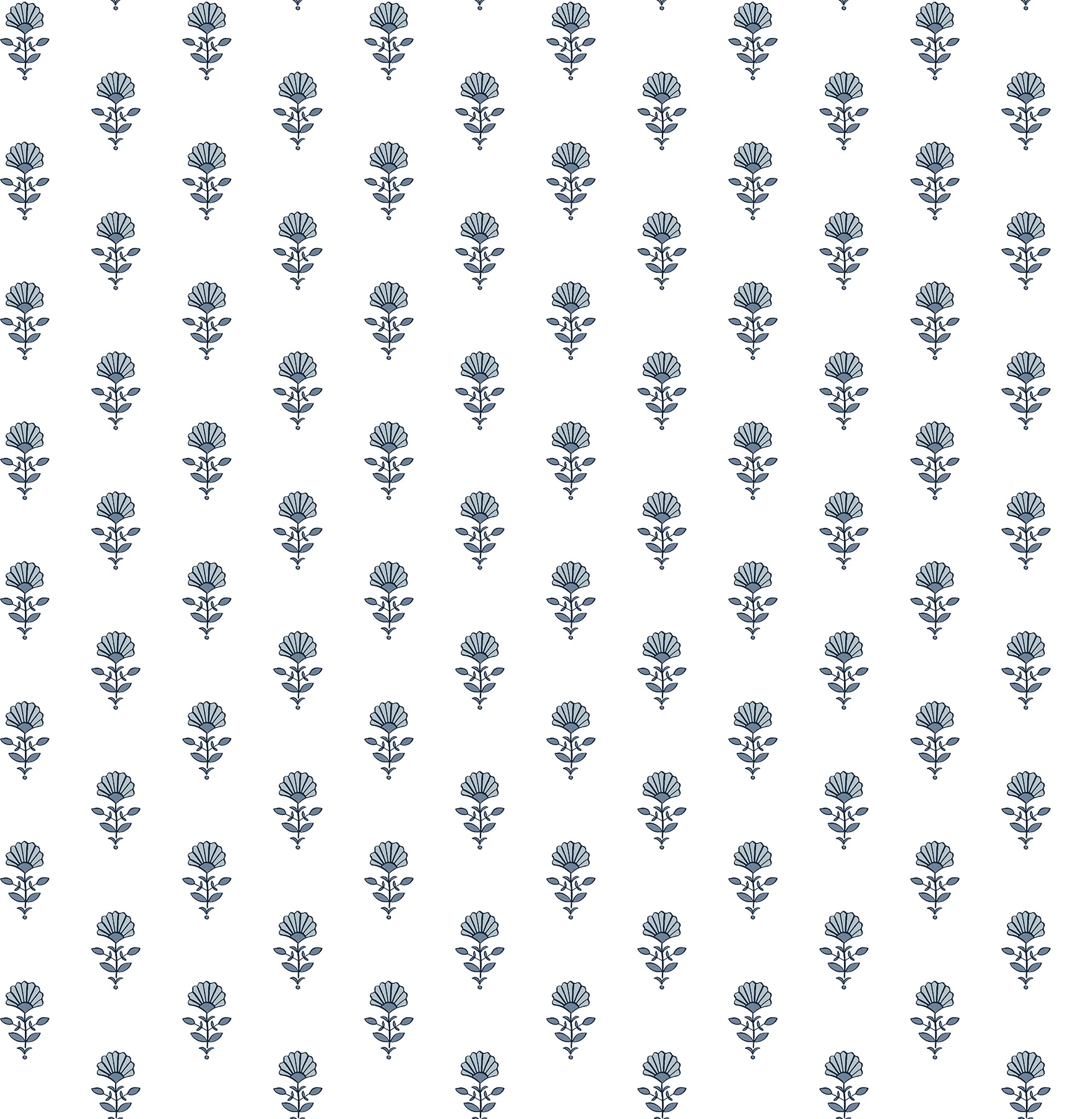 A-Street Prints AST4337 Erin Gates 56.4-Sq. Feet Blue Non-woven Floral Unpasted Wallpaper