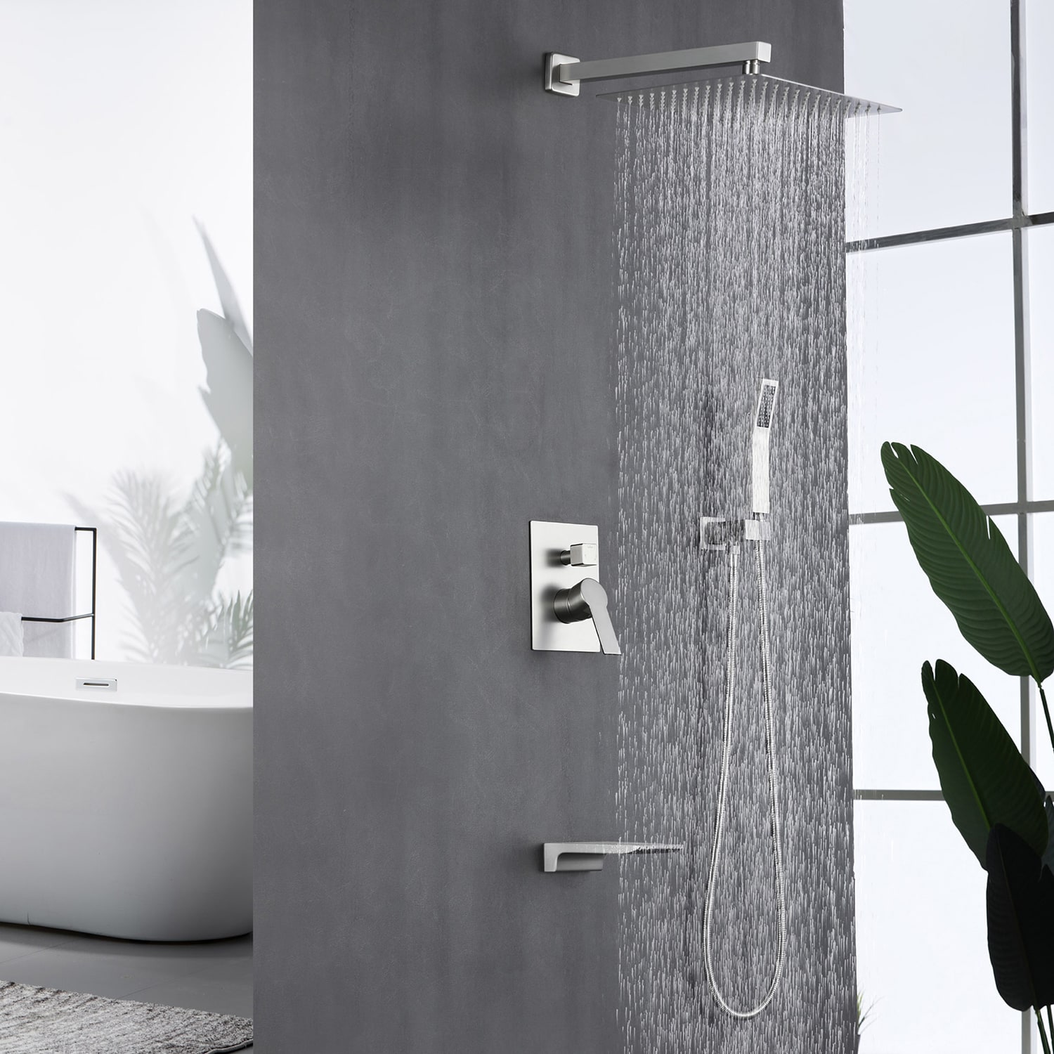 Cobbe LSSSSFF0212N Showerhead-Bar-Panels - View #8