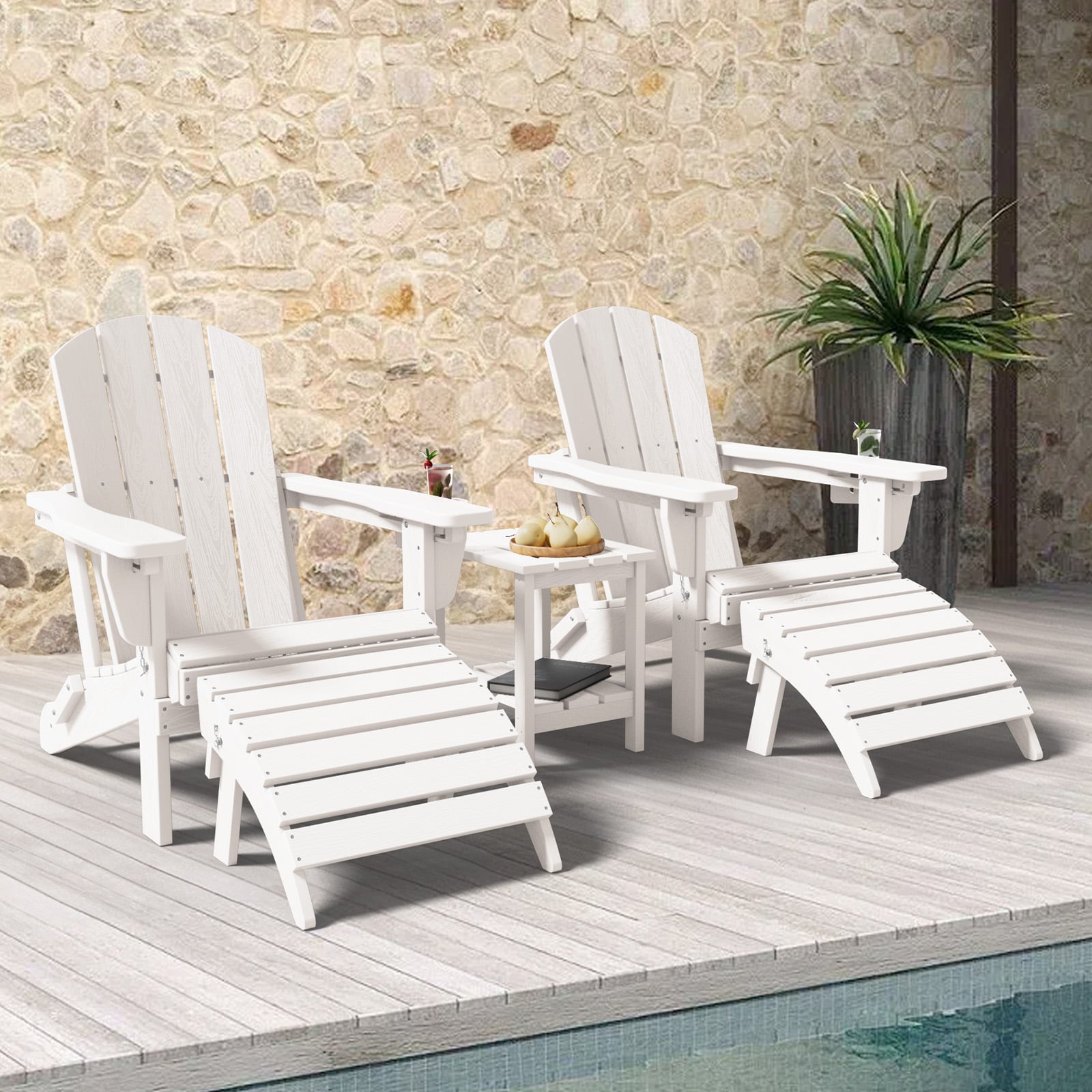 Serwall SW-CGTJY5-WT Patio-Conversation-Sets - View #3