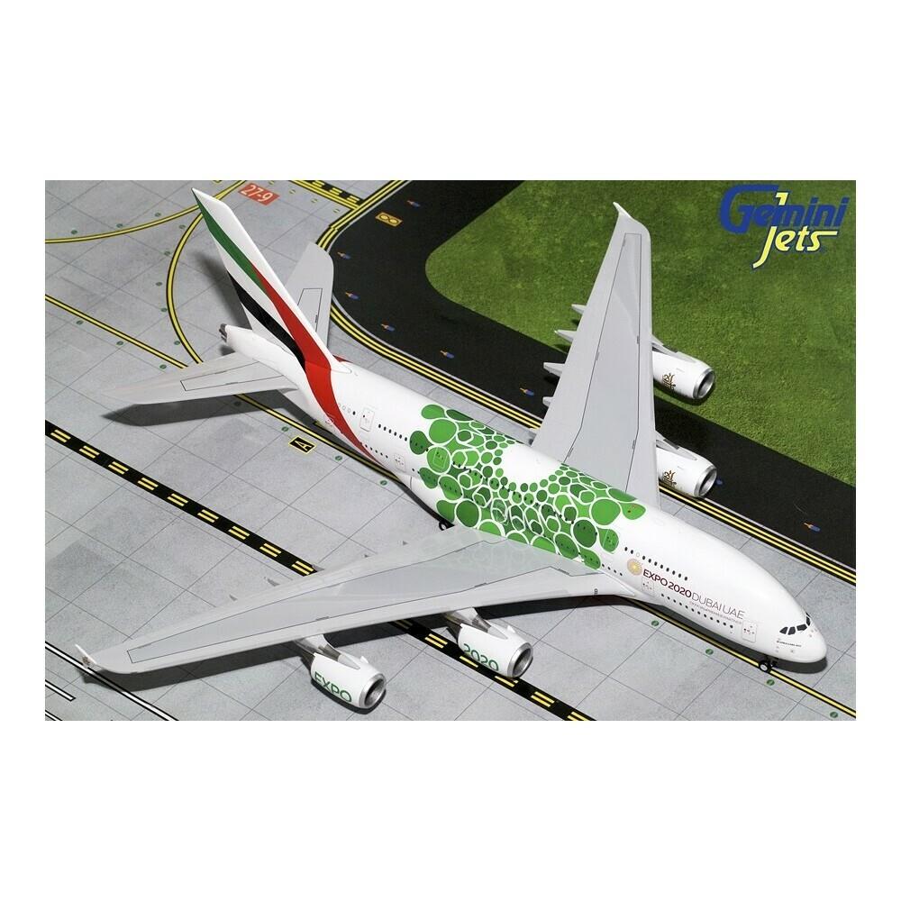 GeminiJets Gemini200 G2UAE774 Emirates Airbus A380 Scale 1 by 200