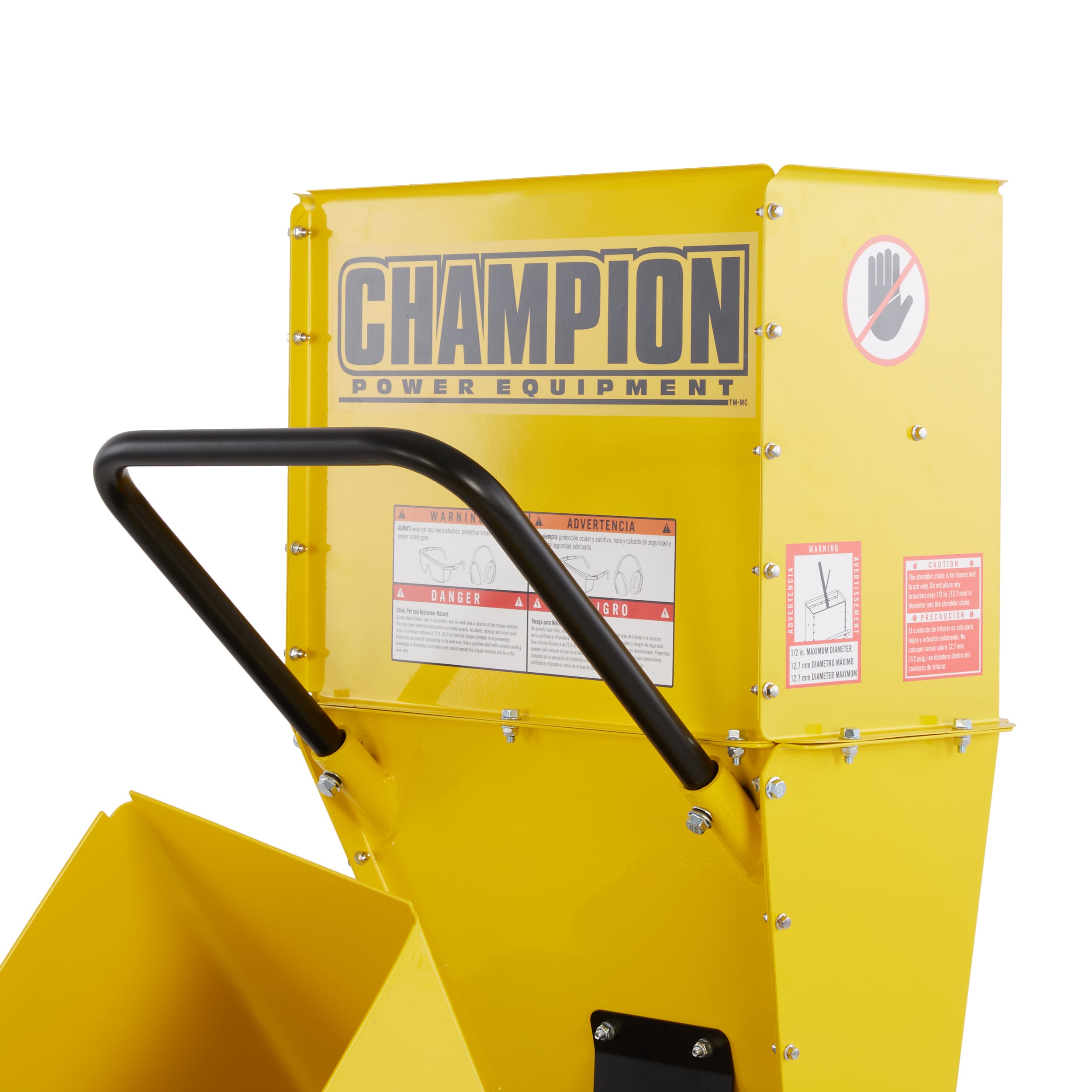 Champion Power Equipment 3 in. Dia 224 cc 2-in-1 Upright Gas Powered Wood  Chipper Shredder 200946 - The Home Depot