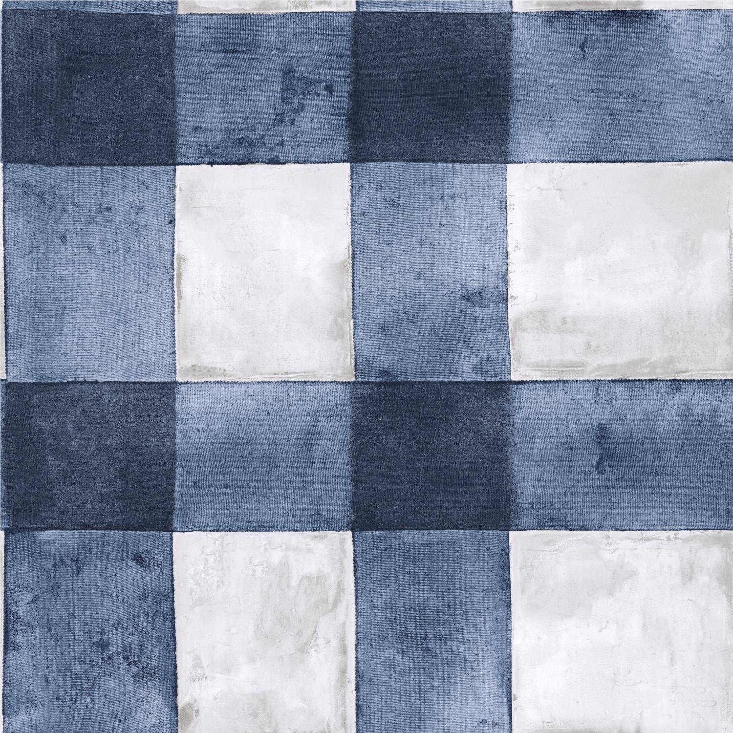 RoomMates RMK11432WP 28.18-Sq. Feet Blue Vinyl Plaid Self-adhesive Peel and Stick Wallpaper