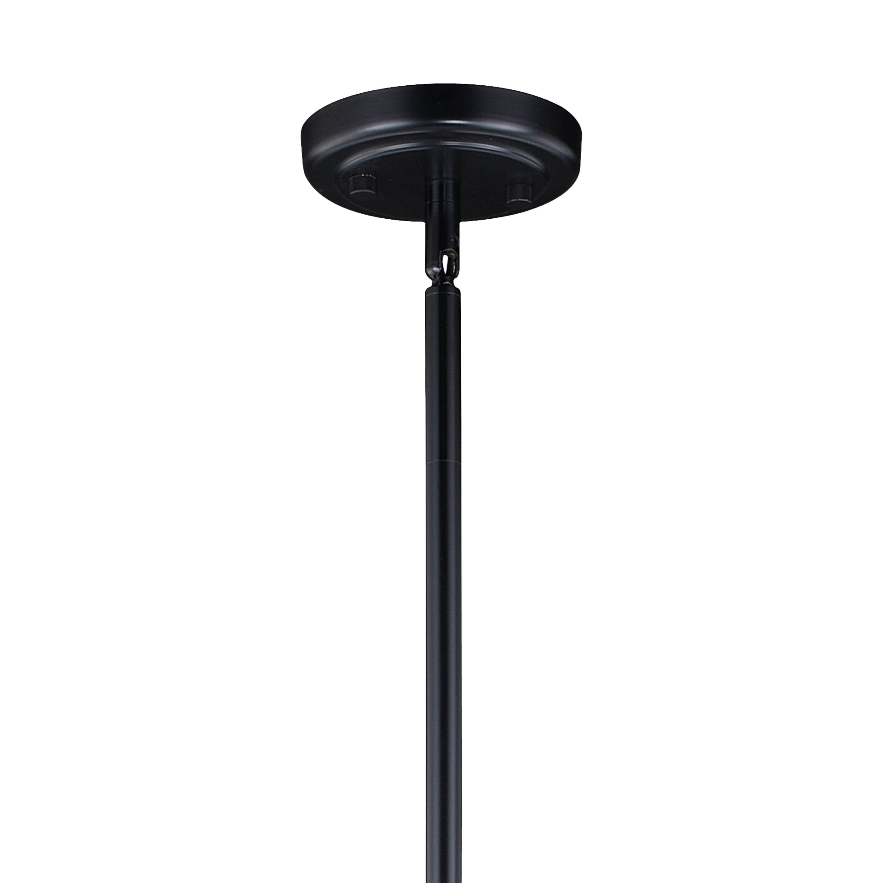 Kassidy 32.5'' Black and Natural Brass Four-Light Indoor/Outdoor Pendant