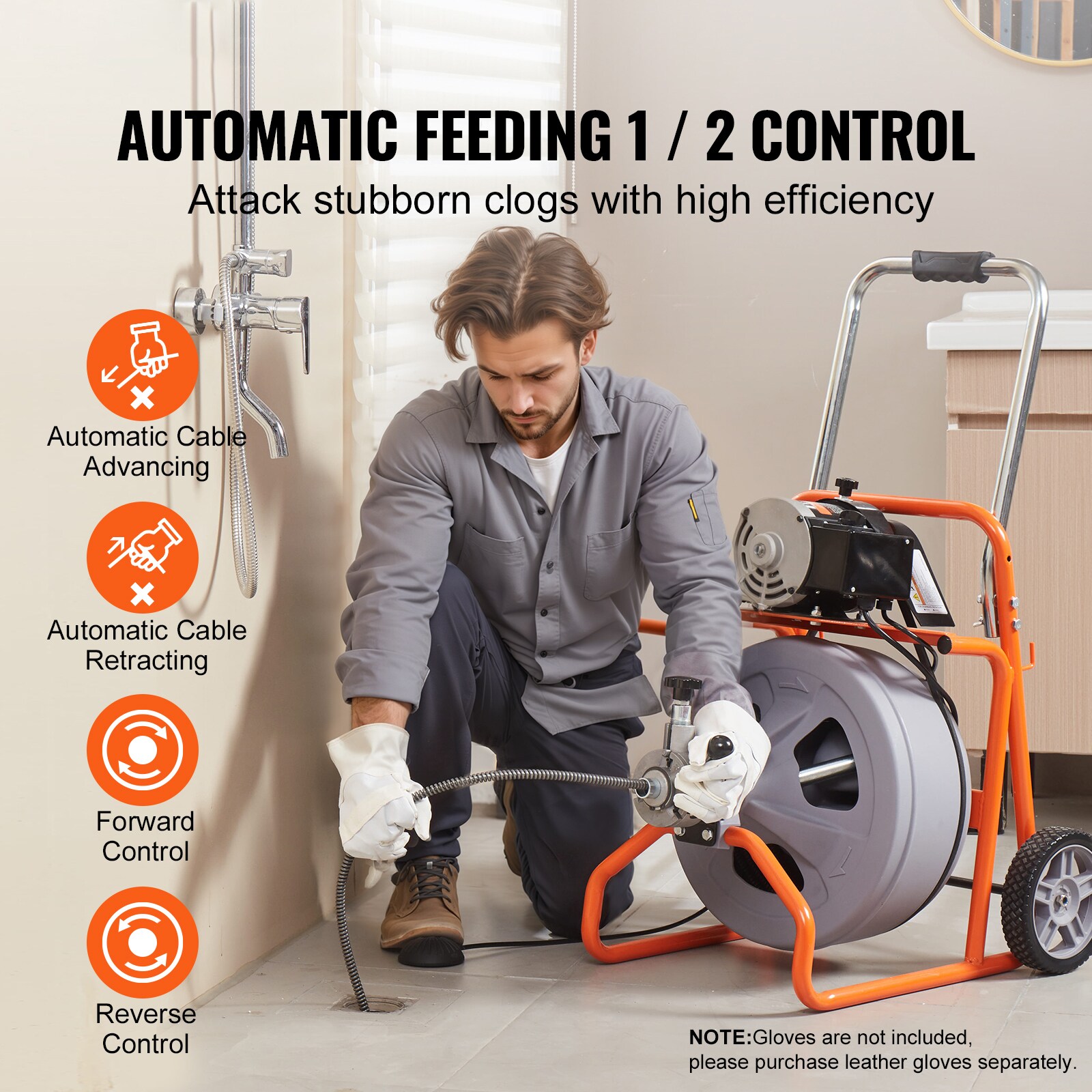VEVOR ZDJJKLSGDSTJXZPK9V1 Machine-Augers - View #5