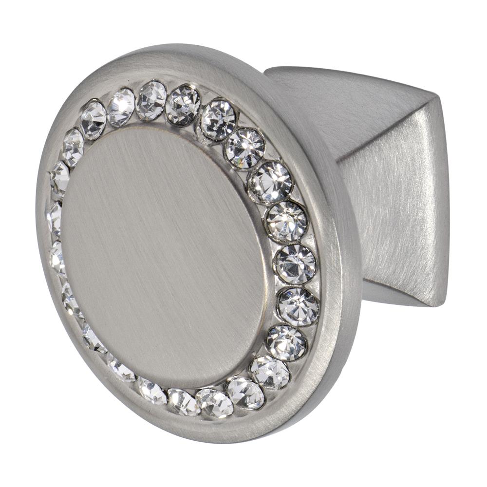 Wisdom Stone 4211SN-C Isabel Satin Nickel Round Cabinet Knob