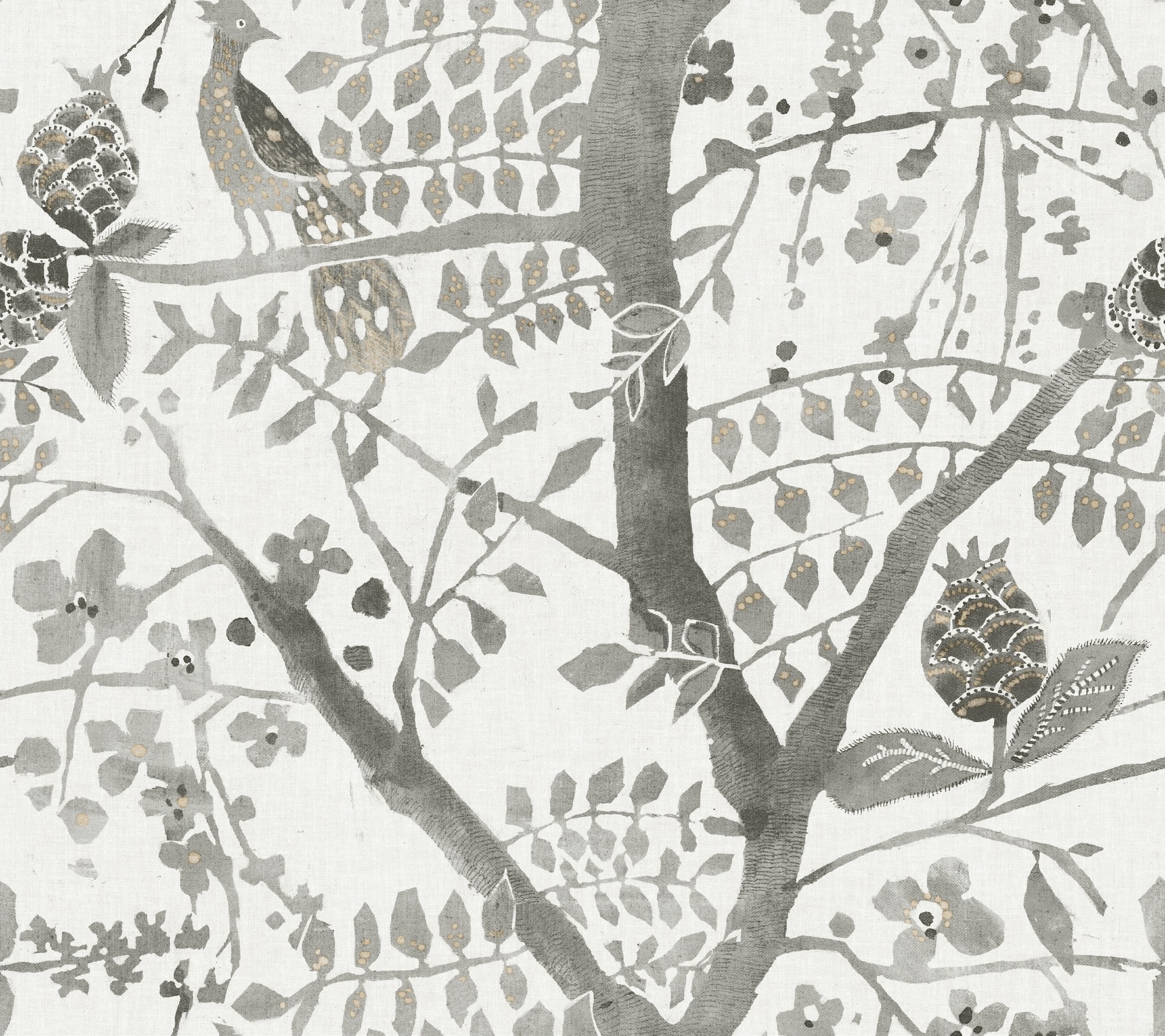 York Wallcoverings BO6633 Bohemian Luxe 60.8-Sq. Feet Gray Non-woven Novelty Unpasted Wallpaper