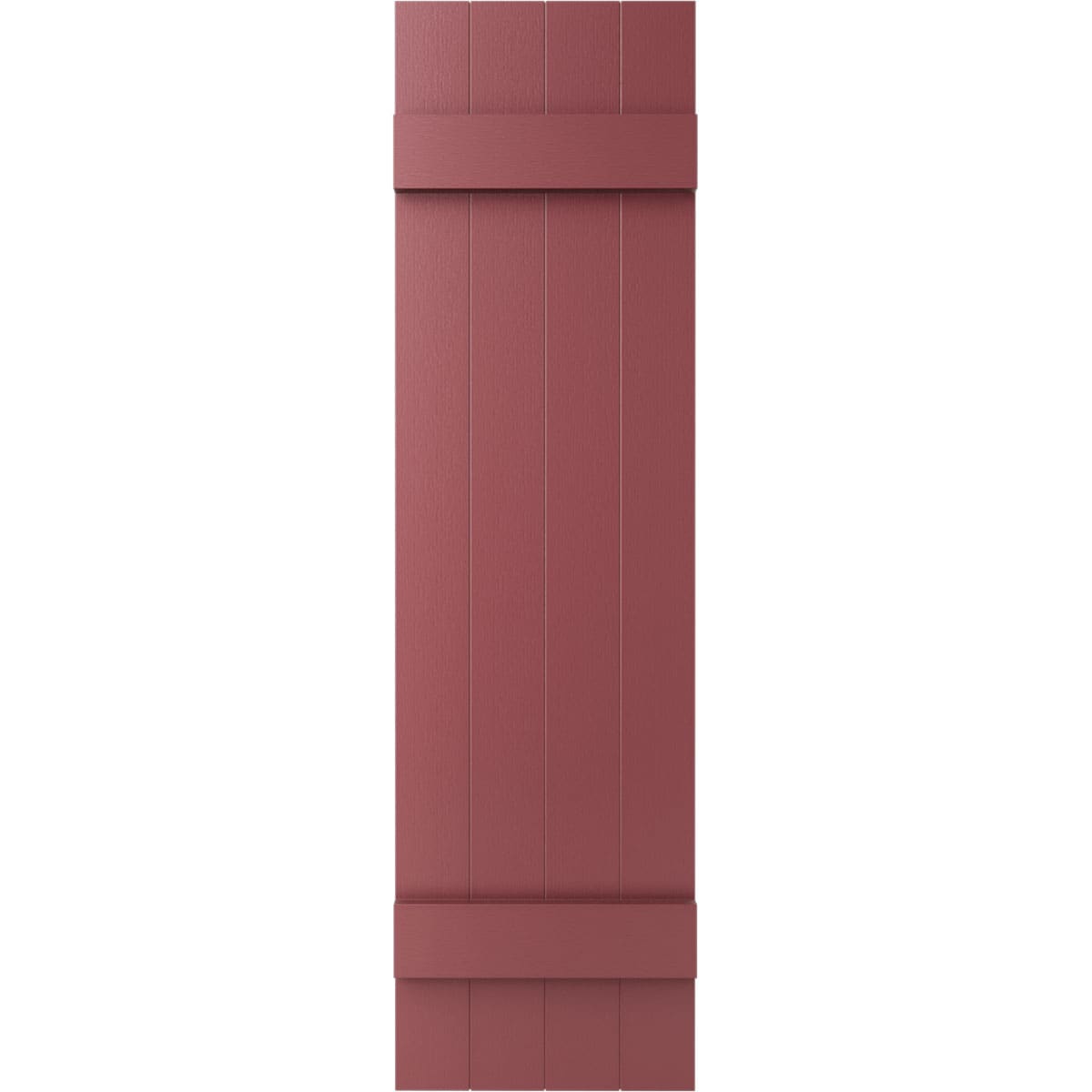 Ekena Millwork LJ4C14X03200WN 14-in W x 32-in H Wineberry Board and batten Exterior Shutters ( 2 -Pack )