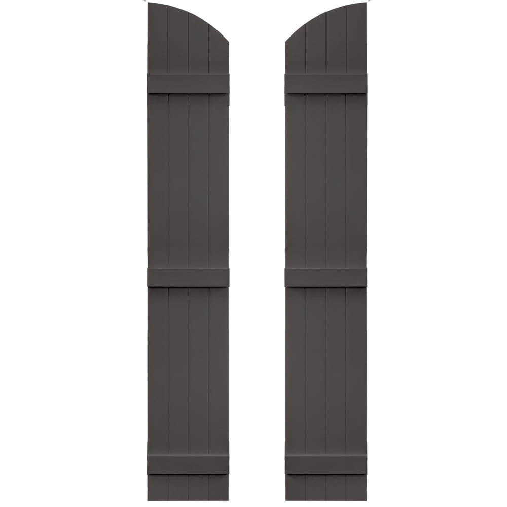 Vantage V5931485018 13.875-in W x 85-in H Charcoal Board and batten Exterior Shutters ( 1 -Pack )