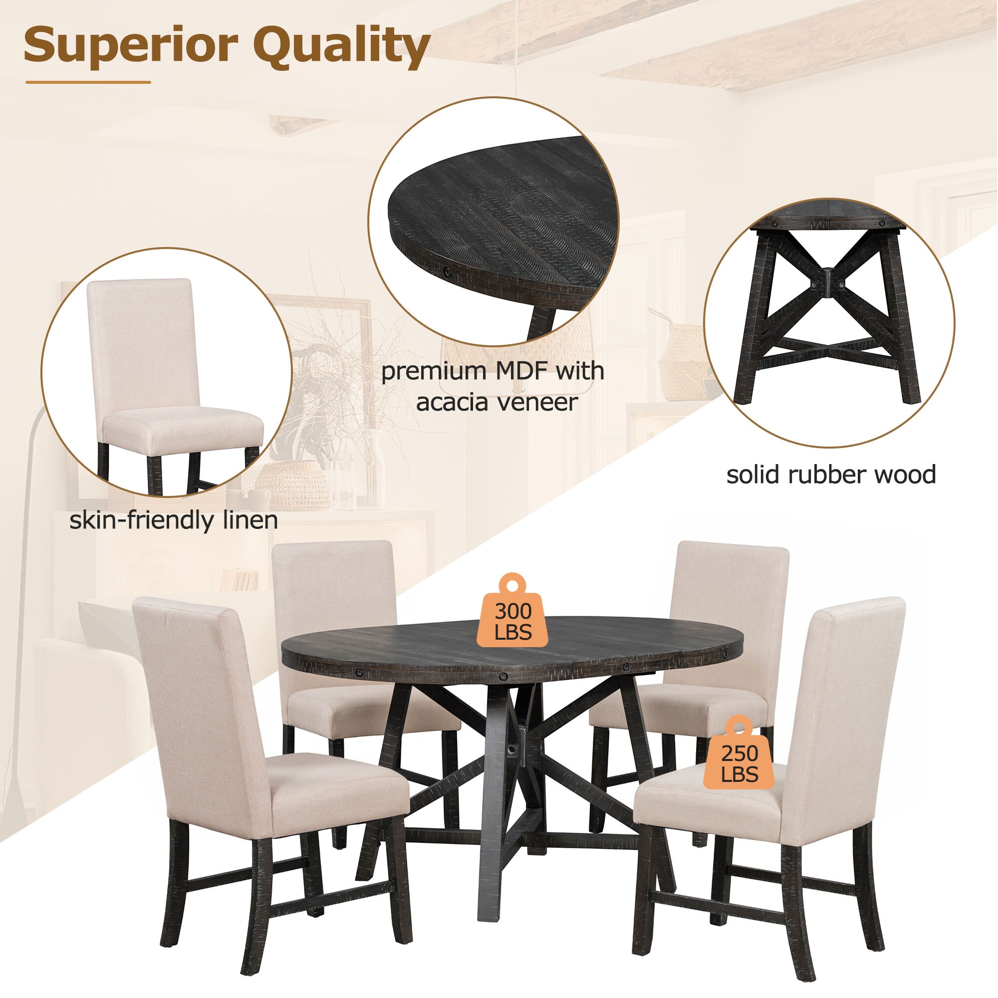 Bayfeve BF-ST110D-IN Dining-Sets - View #7