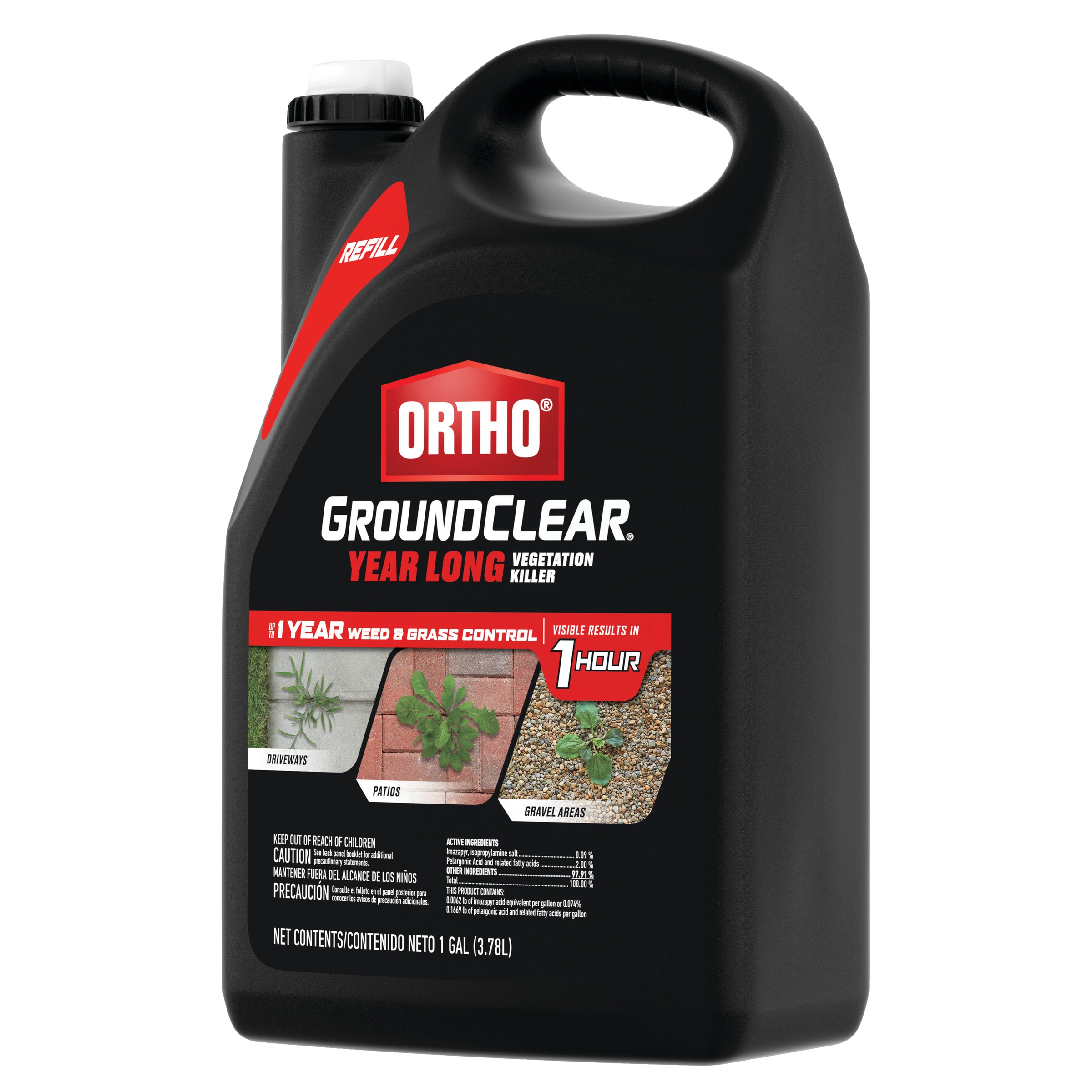 ORTHO GroundClear Year Long Vegetation Killer 1-Gallon Refill All ...