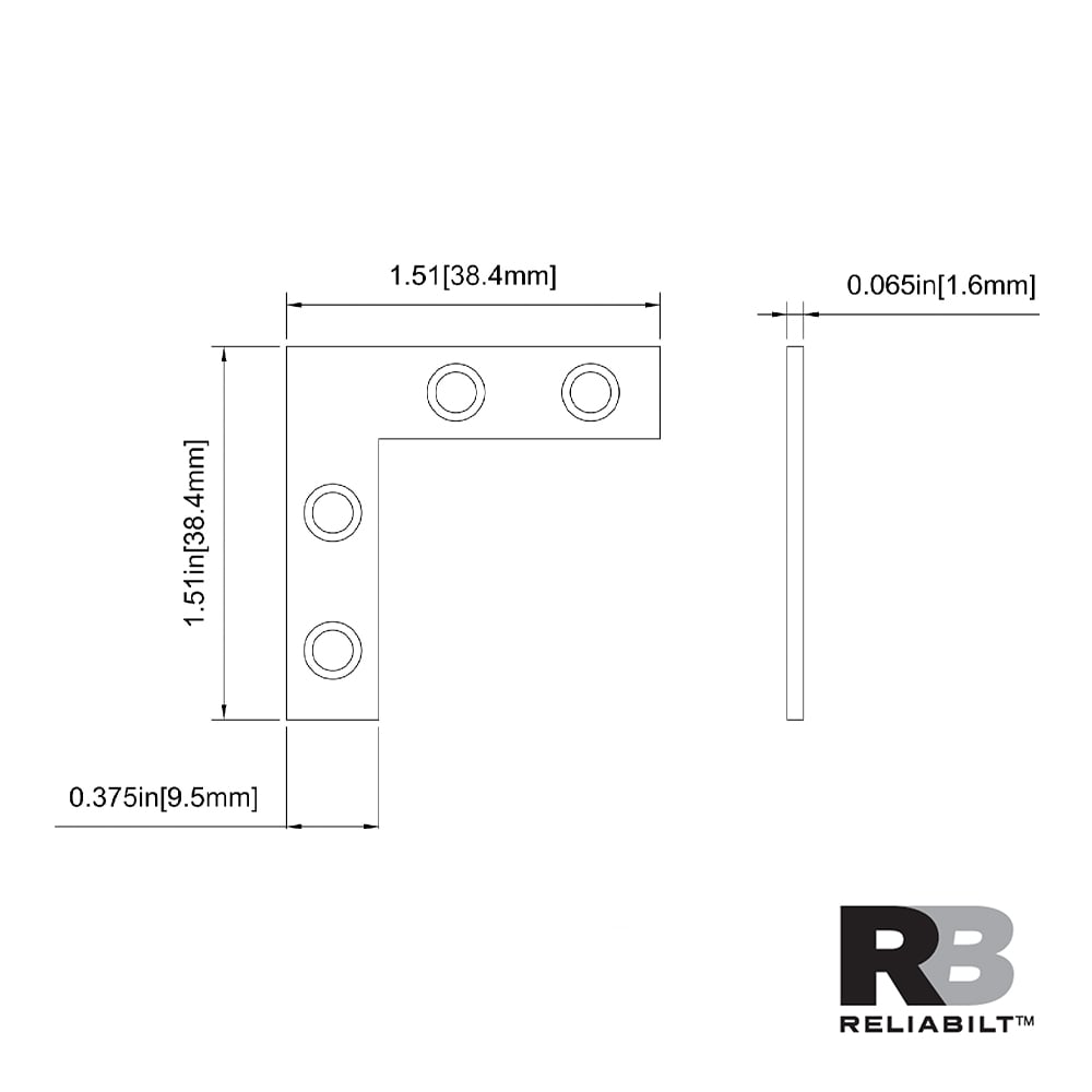 RELIABILT 605754 Mending-Plates-Brackets-Braces - View #6