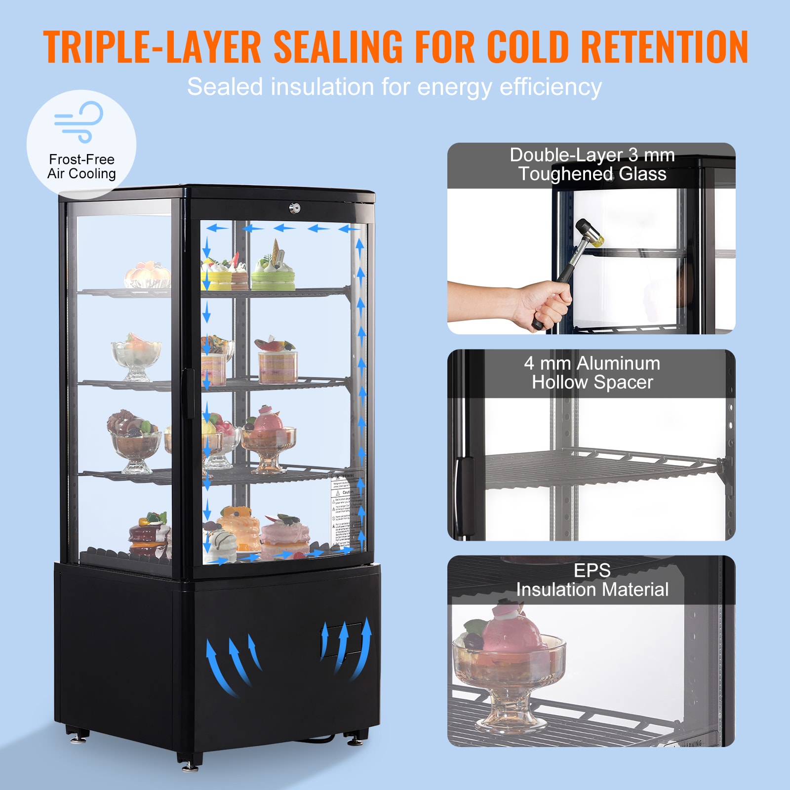 VEVOR LZZSJRJDGJZMKFH7PV1 Commercial-Refrigerators - View #5