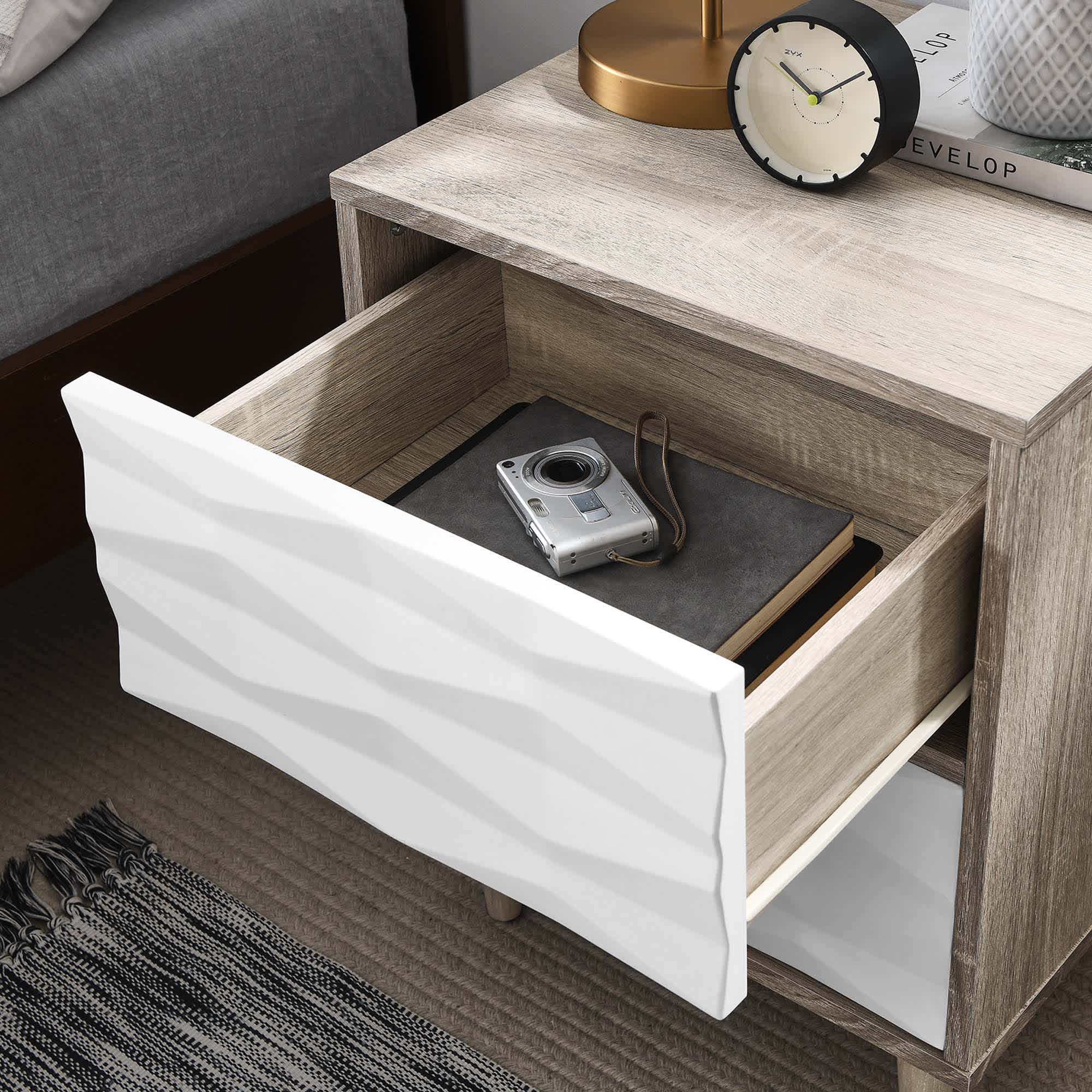 Modway MOD-7080-OAK-WHI nightstands - View #7