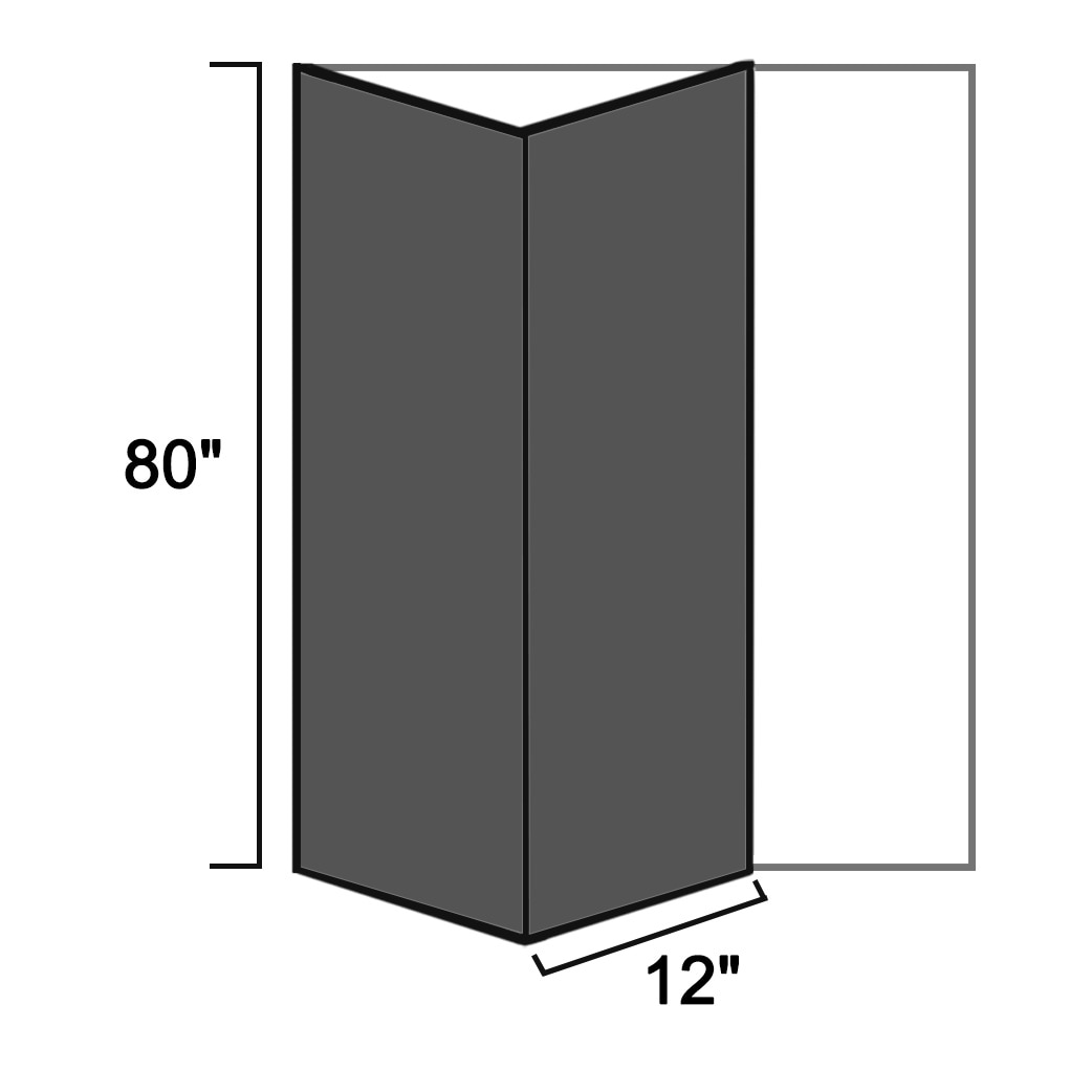 BARNER HOME Folding Door,Double Panel Bi-Fold Doors, Finished, Closet Doors  with Hardware Kits for 48 (Double 24) x 80 Opening 