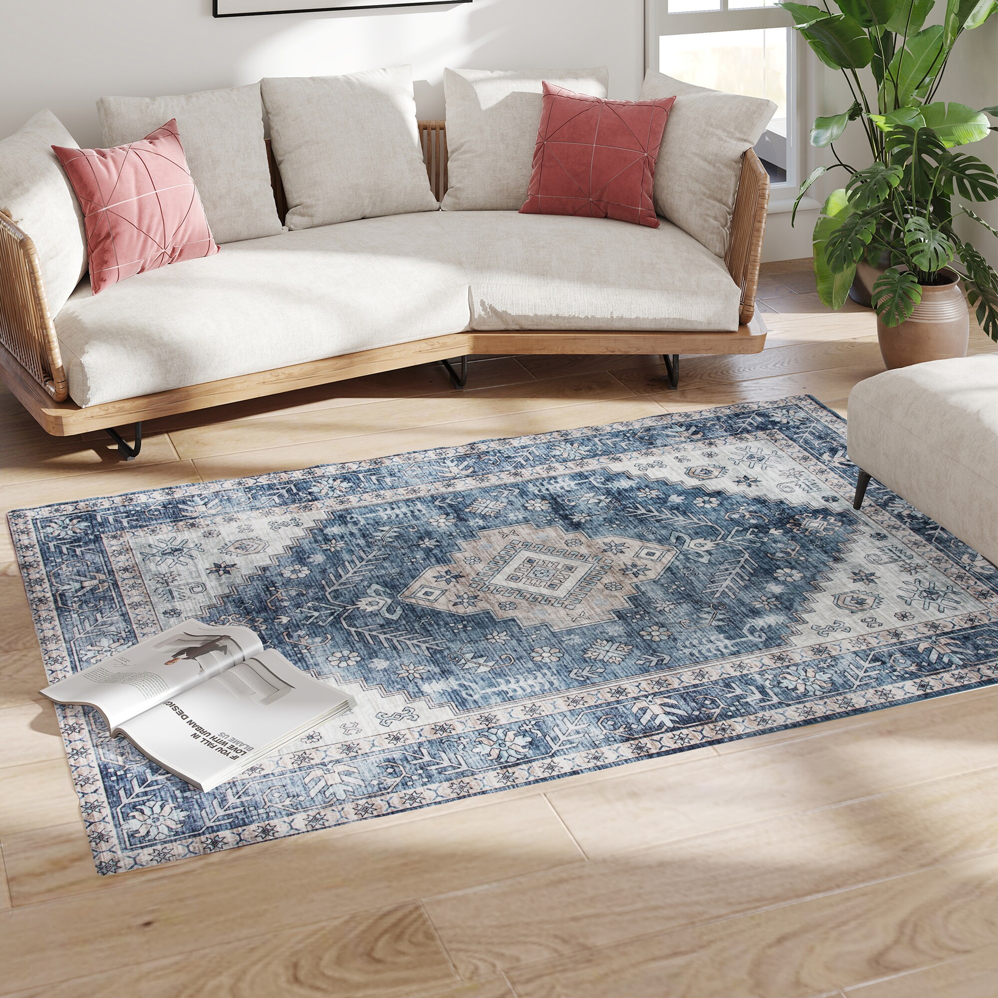 HomCom 83C-027V00BU rugs - View #6