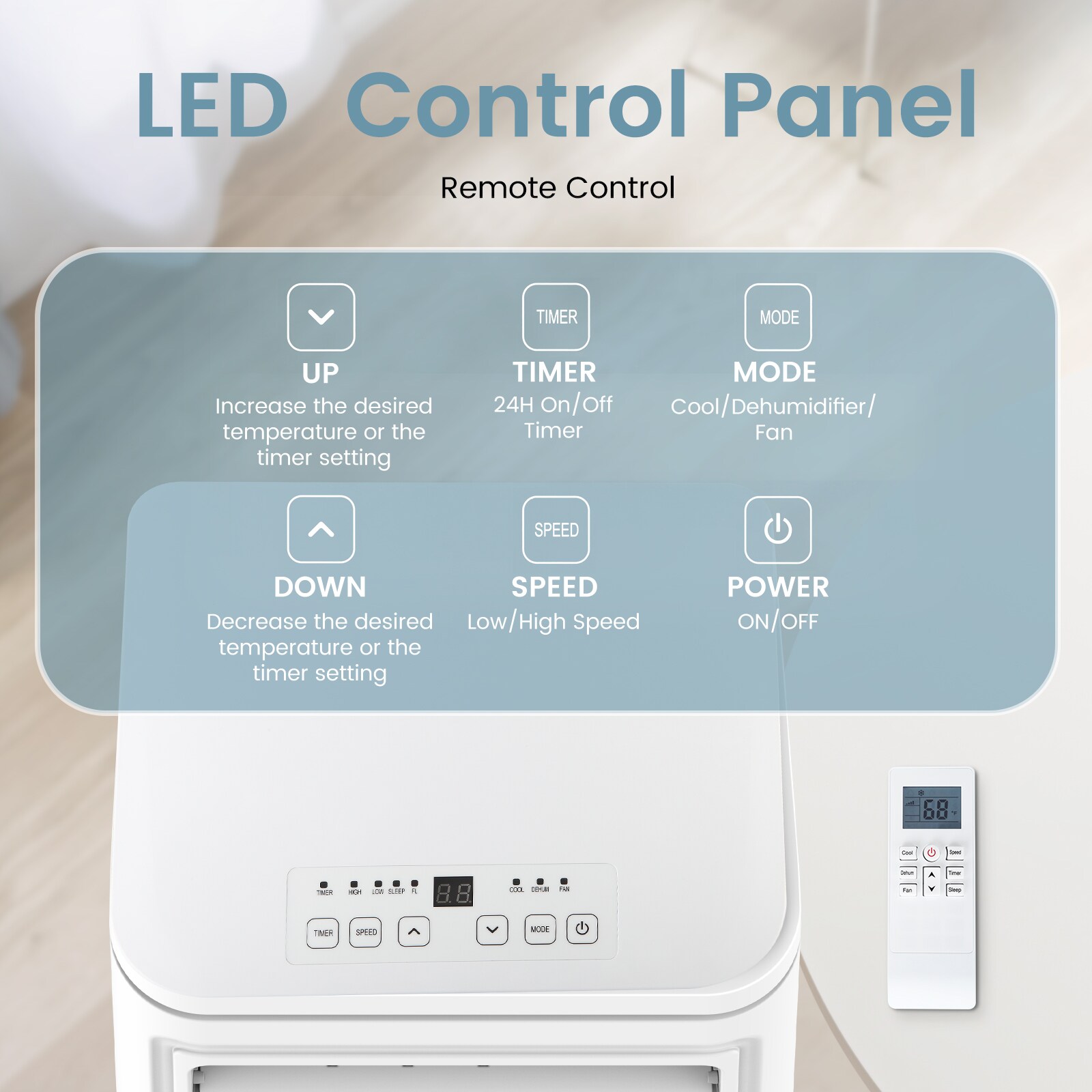 COWSAR LSA5405AC8K Portable-Air-Conditioners - View #3