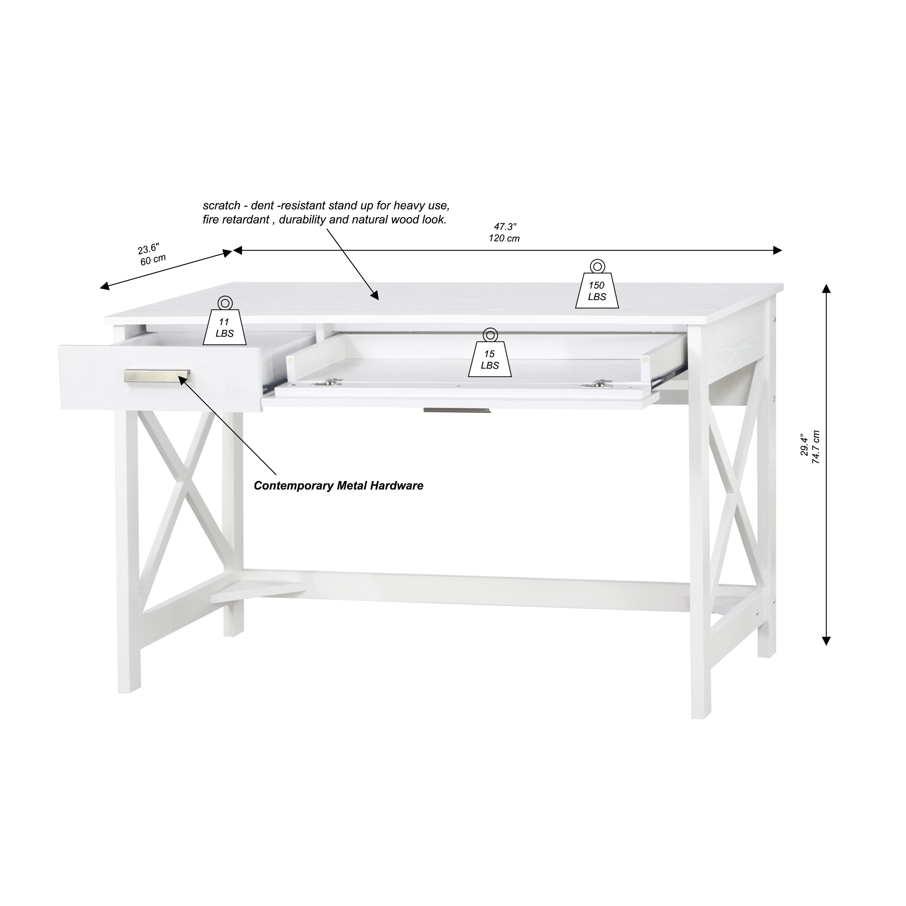 Saint Birch SBAK1834WDWW desks - View #8