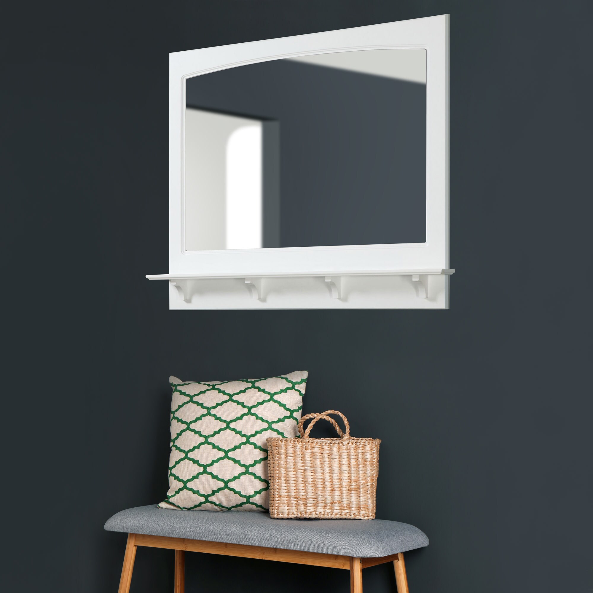 Design House 539940-WHT Framed-Bath-Mirrors - View #10