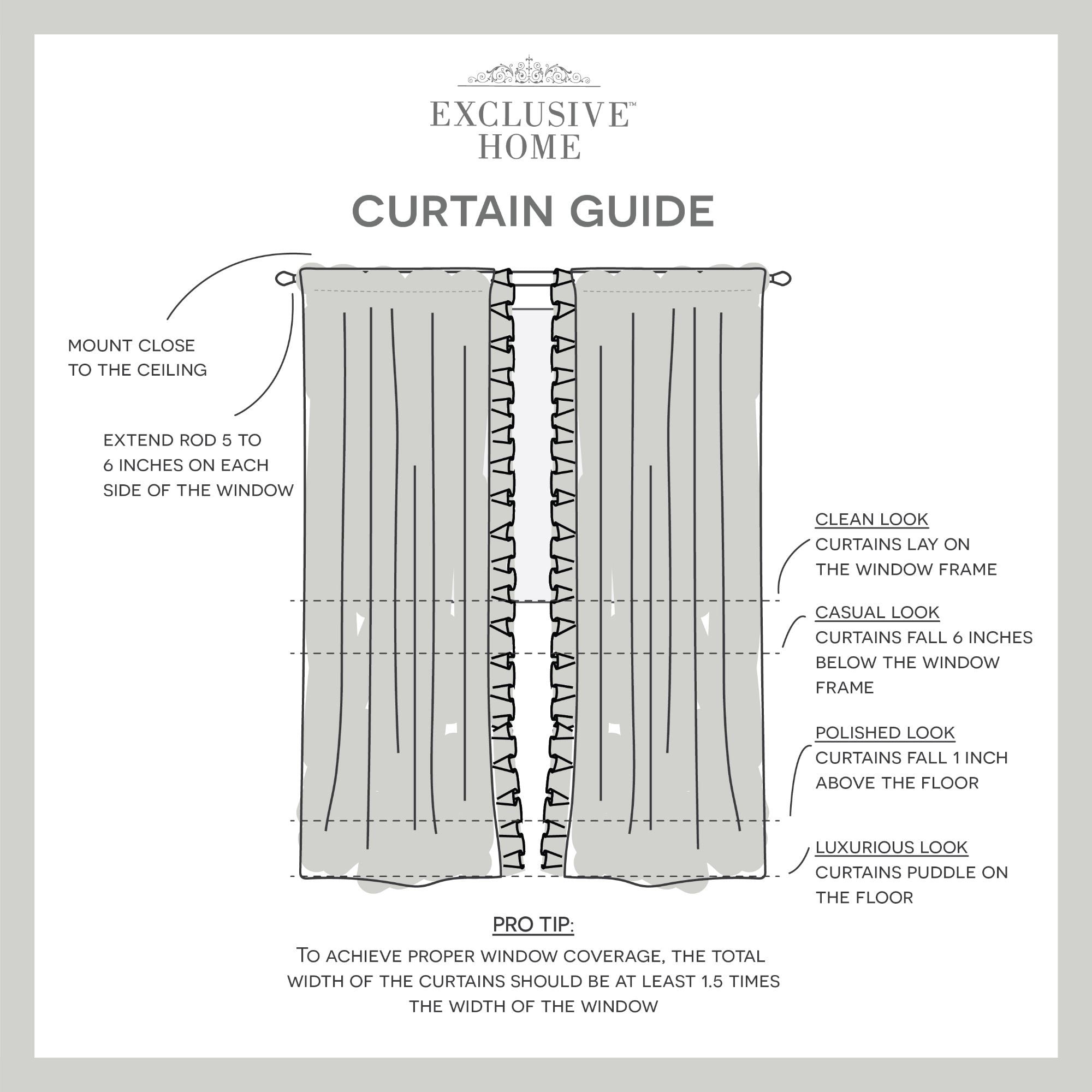 Exclusive Home EH8467-02-2-96R curtains - View #6