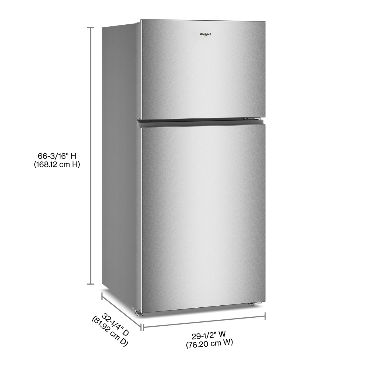 Whirlpool WRTX5519SZ Top-Freezer-Refrigerators - View #3