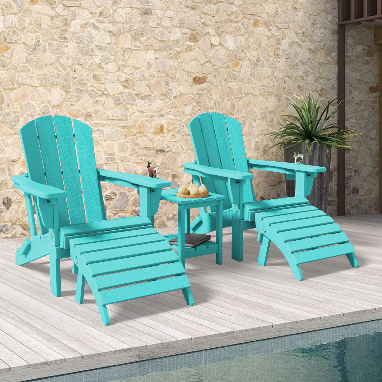 Serwall SW-CGTJY5-WT Patio-Conversation-Sets - View #3