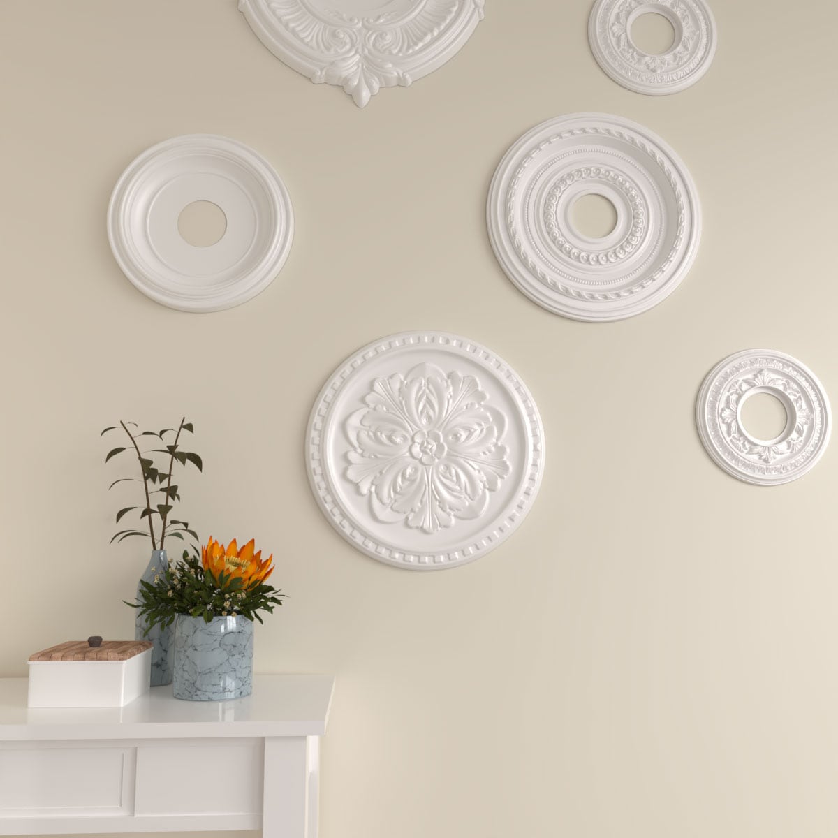 Ekena Millwork CM16ER Ceiling-Medallions - View #6