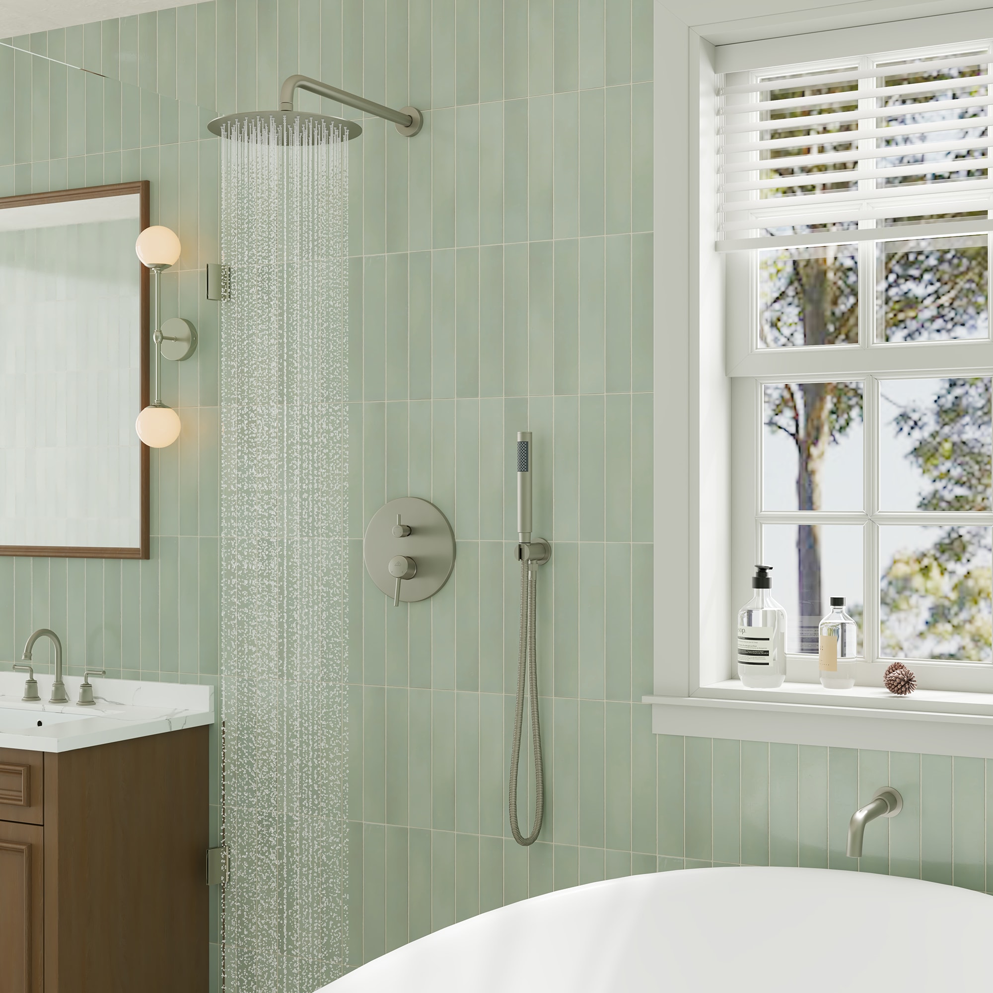 CASAINC M6612-A-10-BN Showerhead-Bar-Panels - View #4