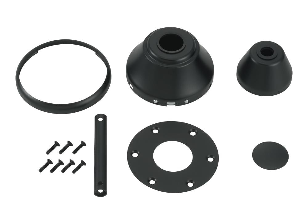 Generation Lighting MCFK-BK Maverick 8.5-in Matte Black Steel Indoor Mounting hardware
