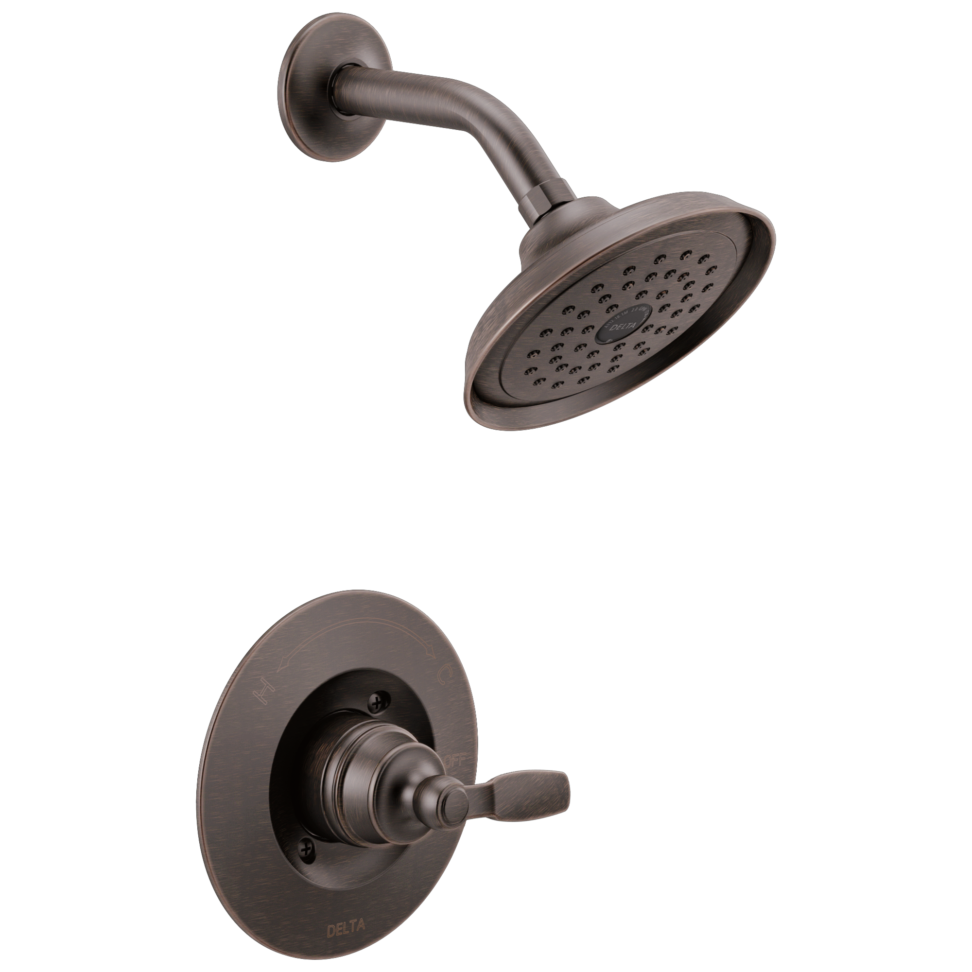 Delta Woodhurst Venetian Bronze 1-handle Shower Faucet in the Shower ...