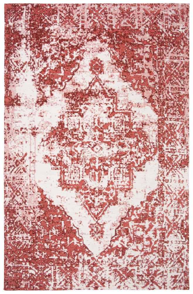 Safavieh CLV703P-6 Classic Vintage Dollete 6 x 9 (ft) Loomed Synthetic Rust/Ivory Rectangular Indoor Distressed/Overdyed Vintage Area rug