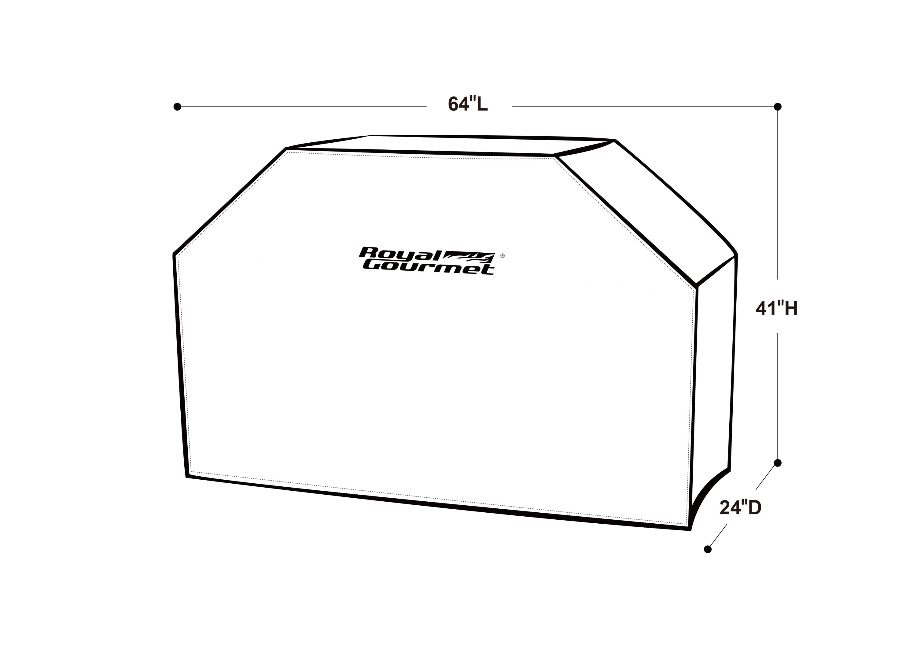Royal Gourmet CR6412 Grill-Covers - View #3