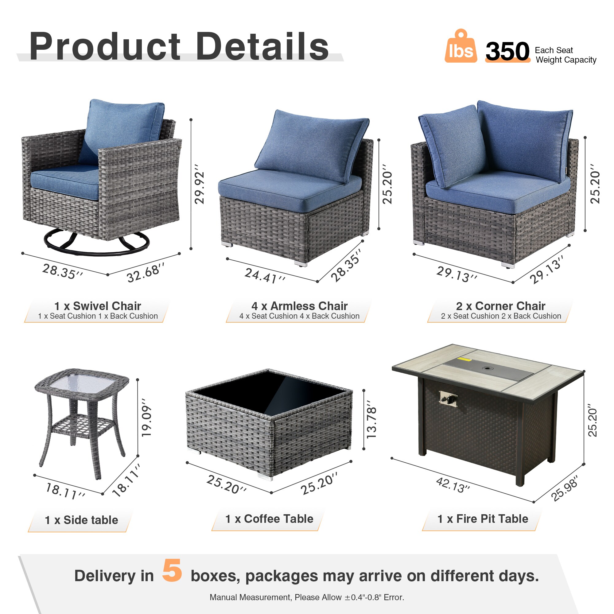 Pouuin SYZHOP307 Patio-Sofas-Daybeds - View #8